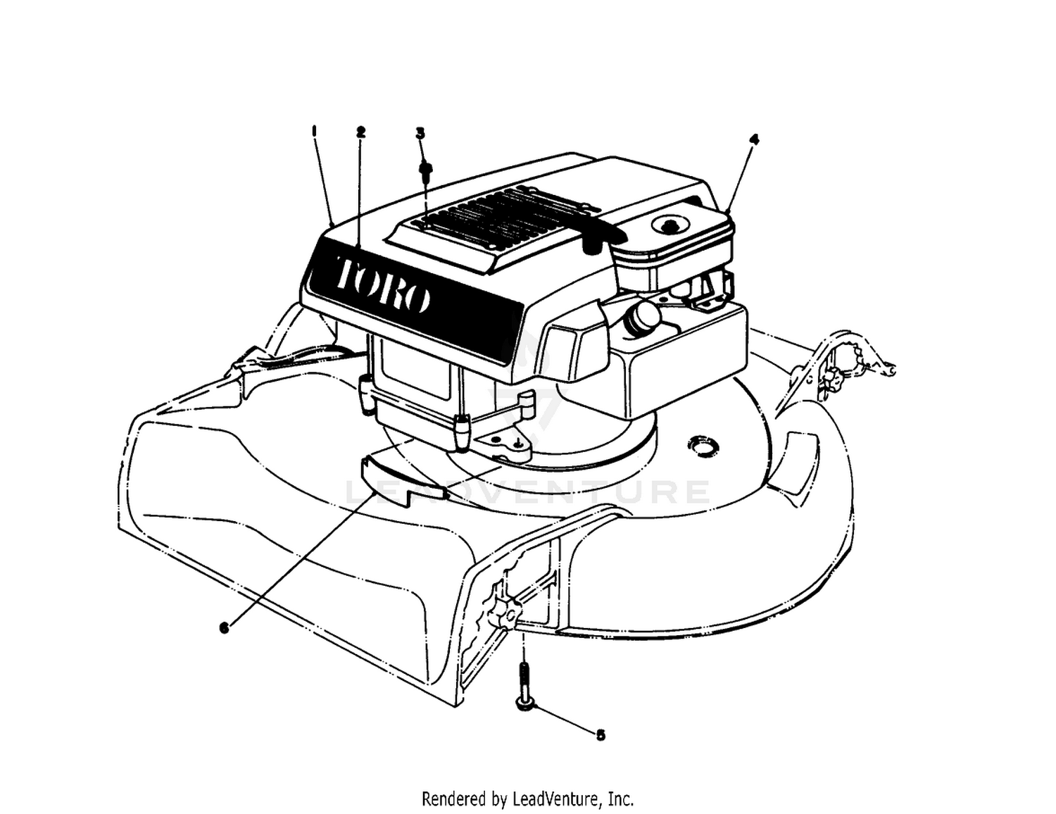 Engine Assembly Model 16067  16155