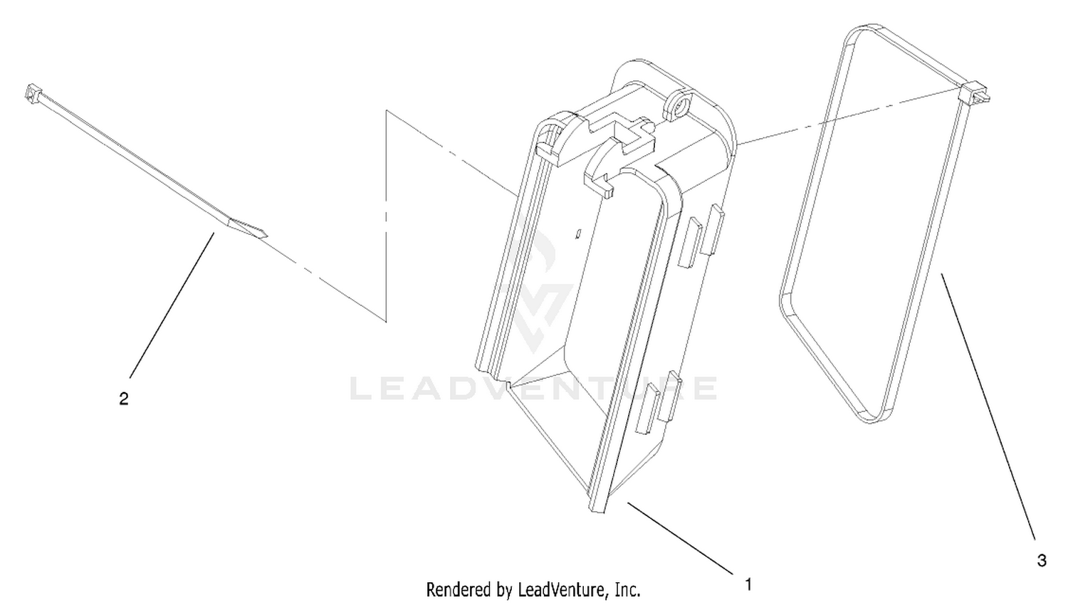 Bag Chute Assembly Part No. 104-7951 (model 20023, 20023c)