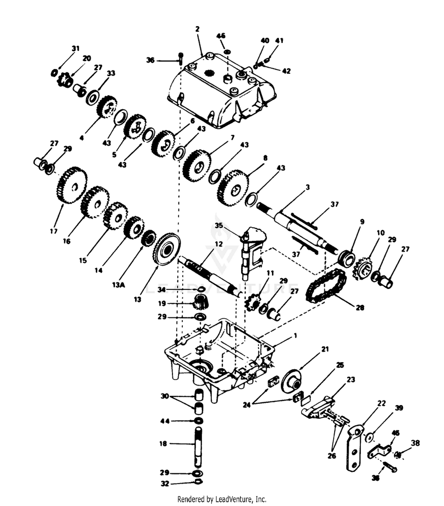 Transmission Peerless Model 700-025