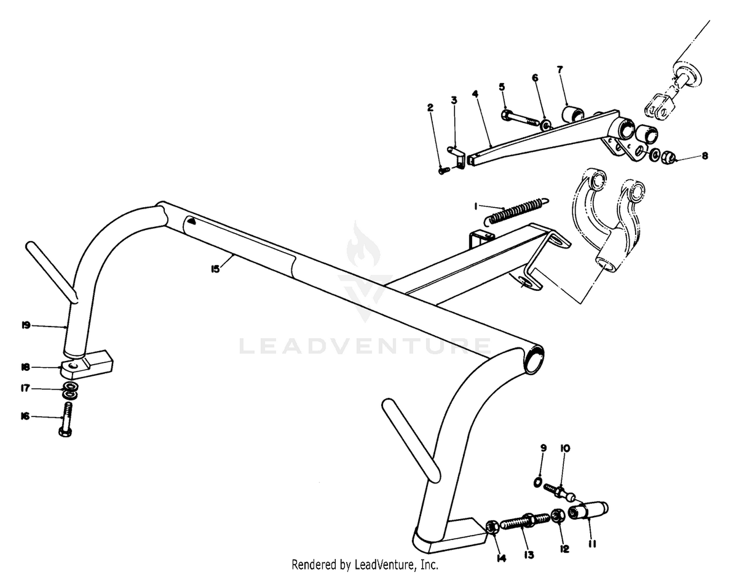 Direct Suspension Pull Frame Kit Model No. 04452 (optional)(continued) 2