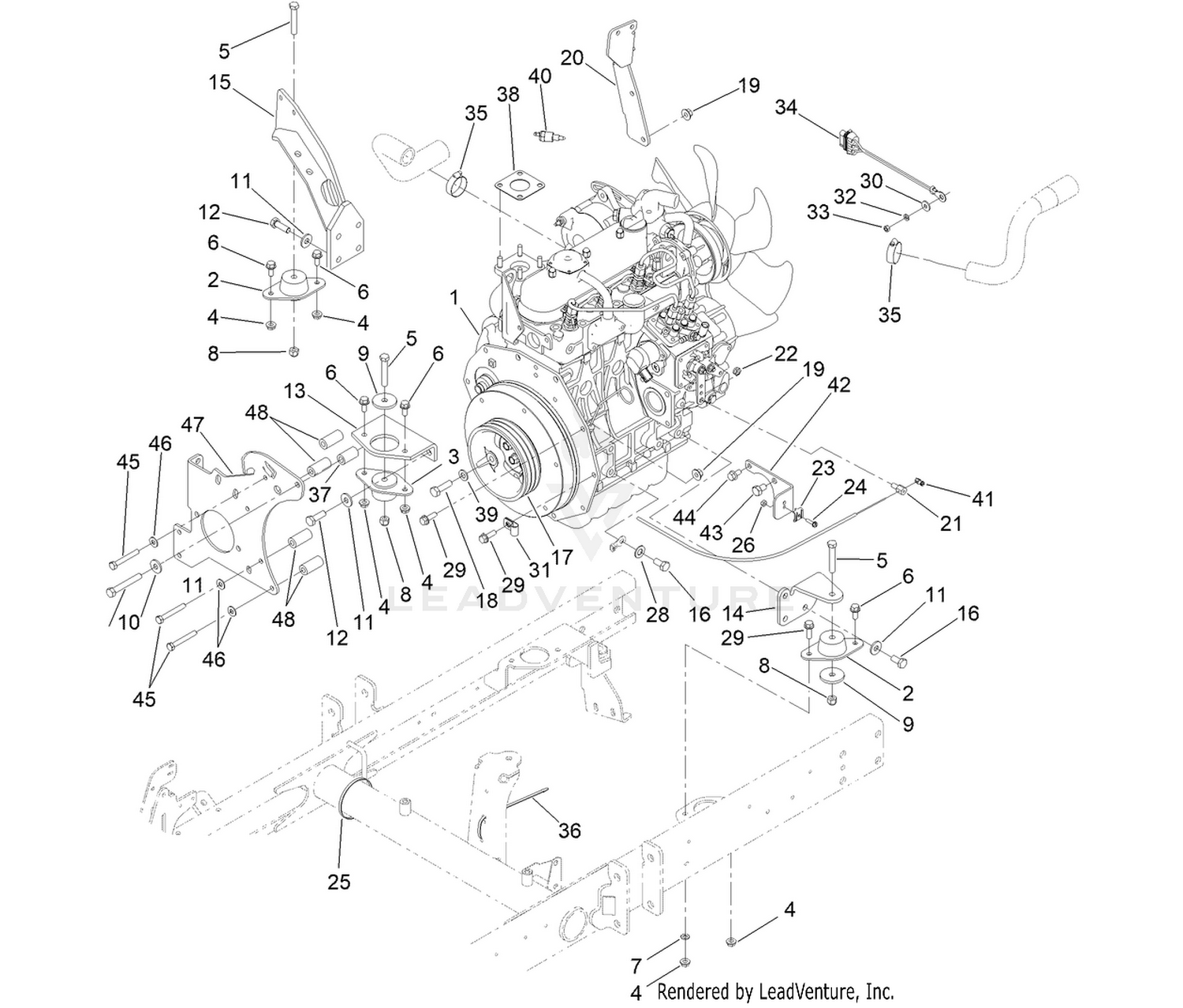 Engine Installation Assembly