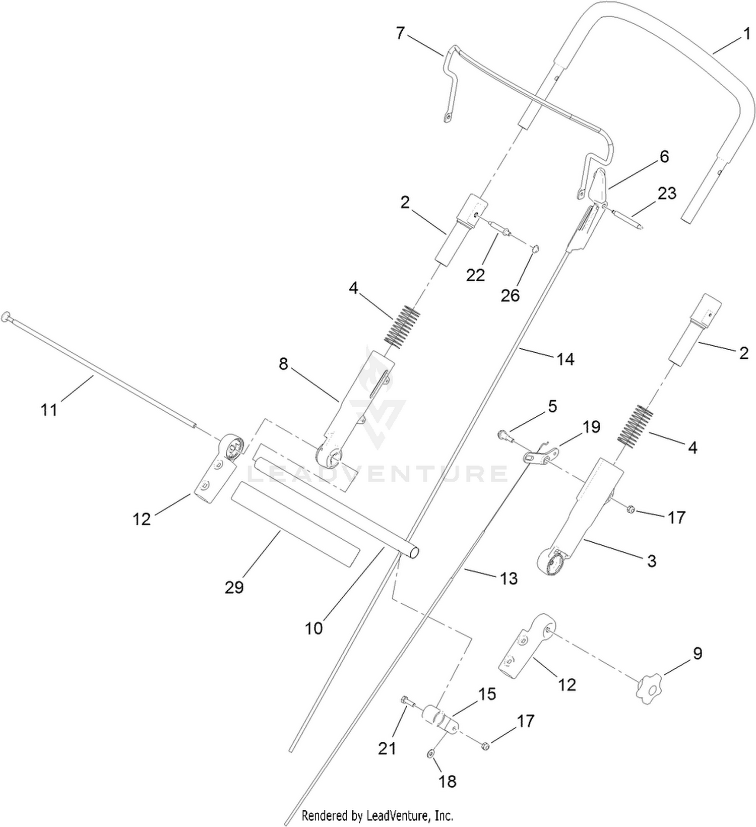 Upper Handle Assembly