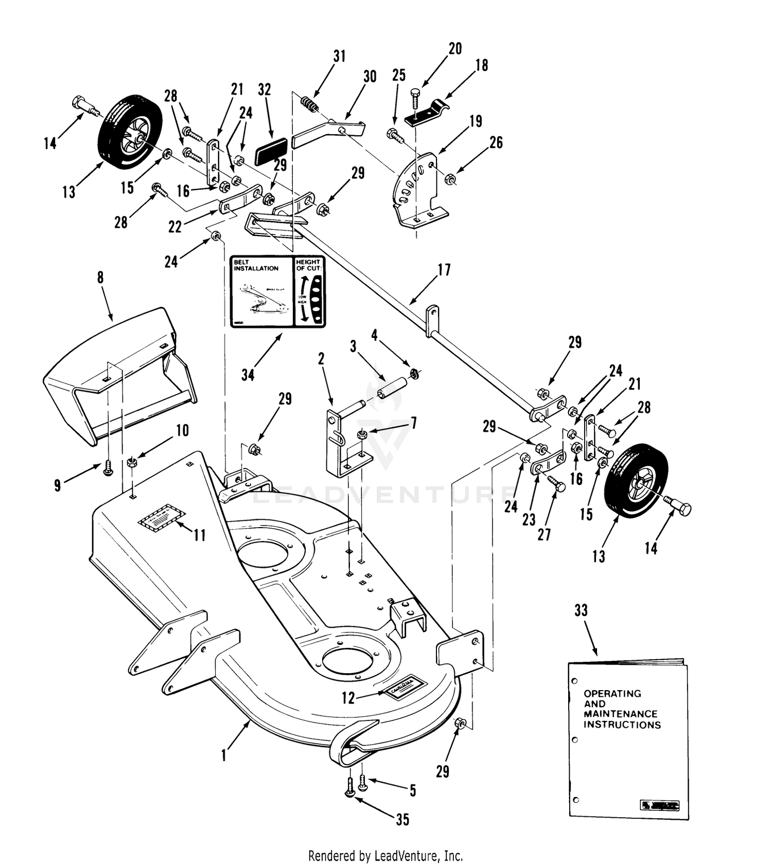 Side Discharge Mower-32 In. (81 Cm)