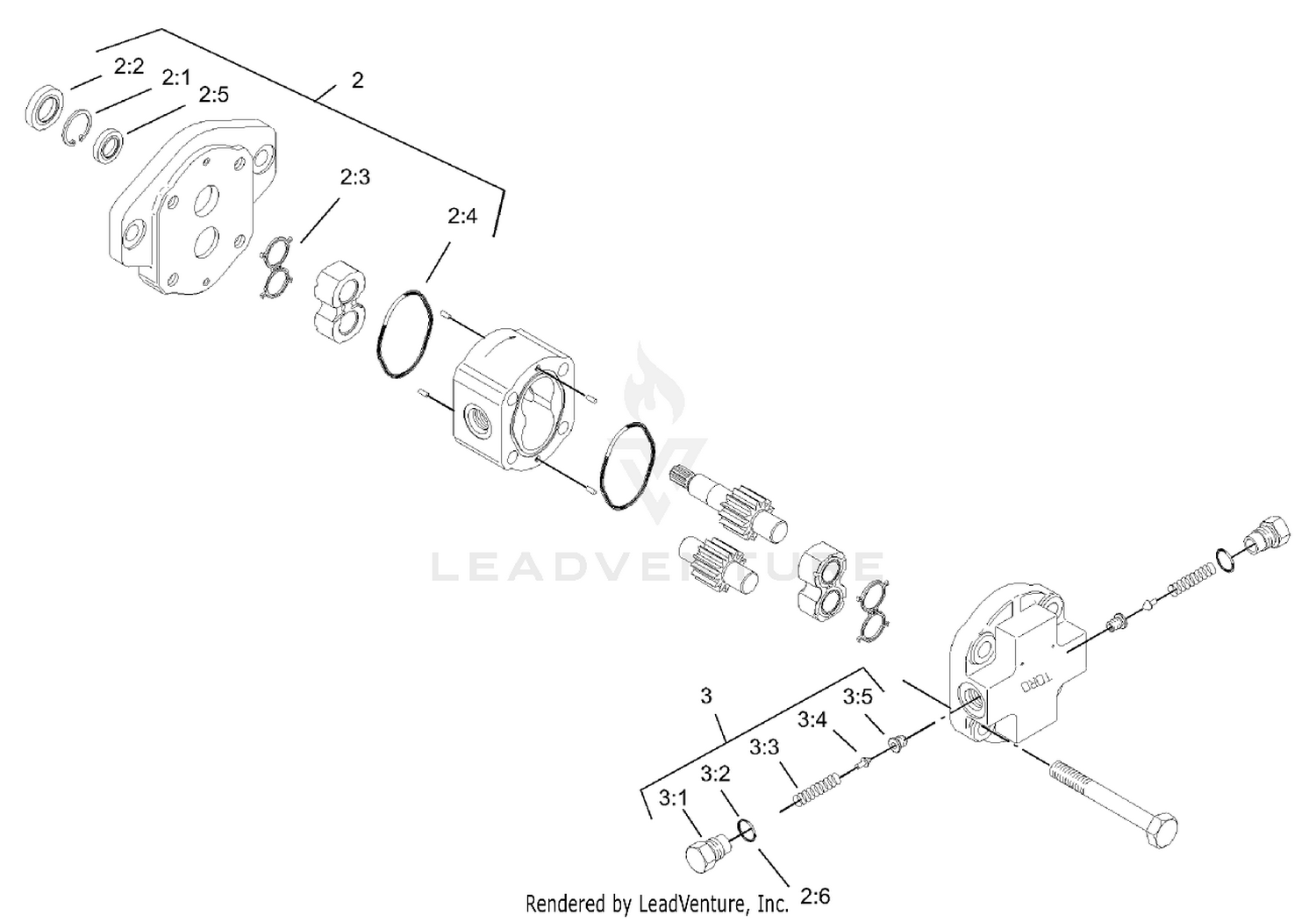 Hydraulic Motor Assembly No. 105-9820