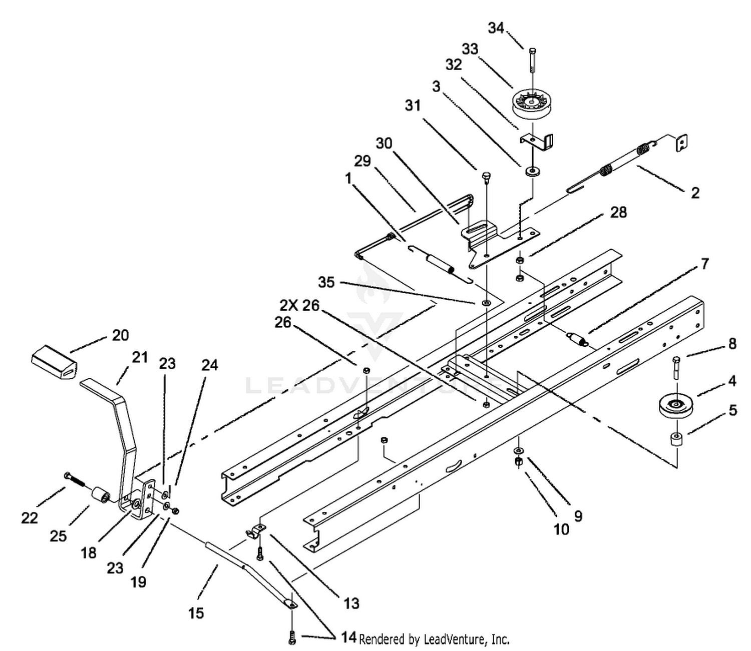 Traction and Brake Assembly