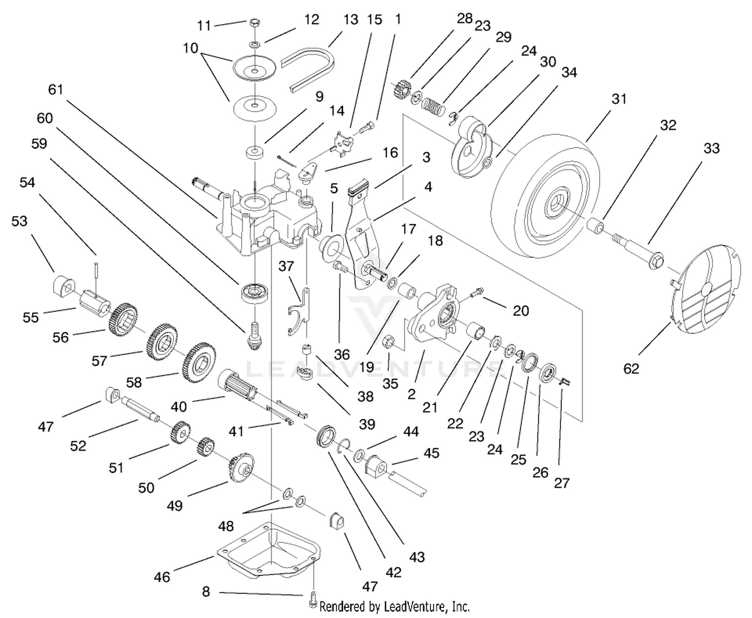Gear Case Assembly