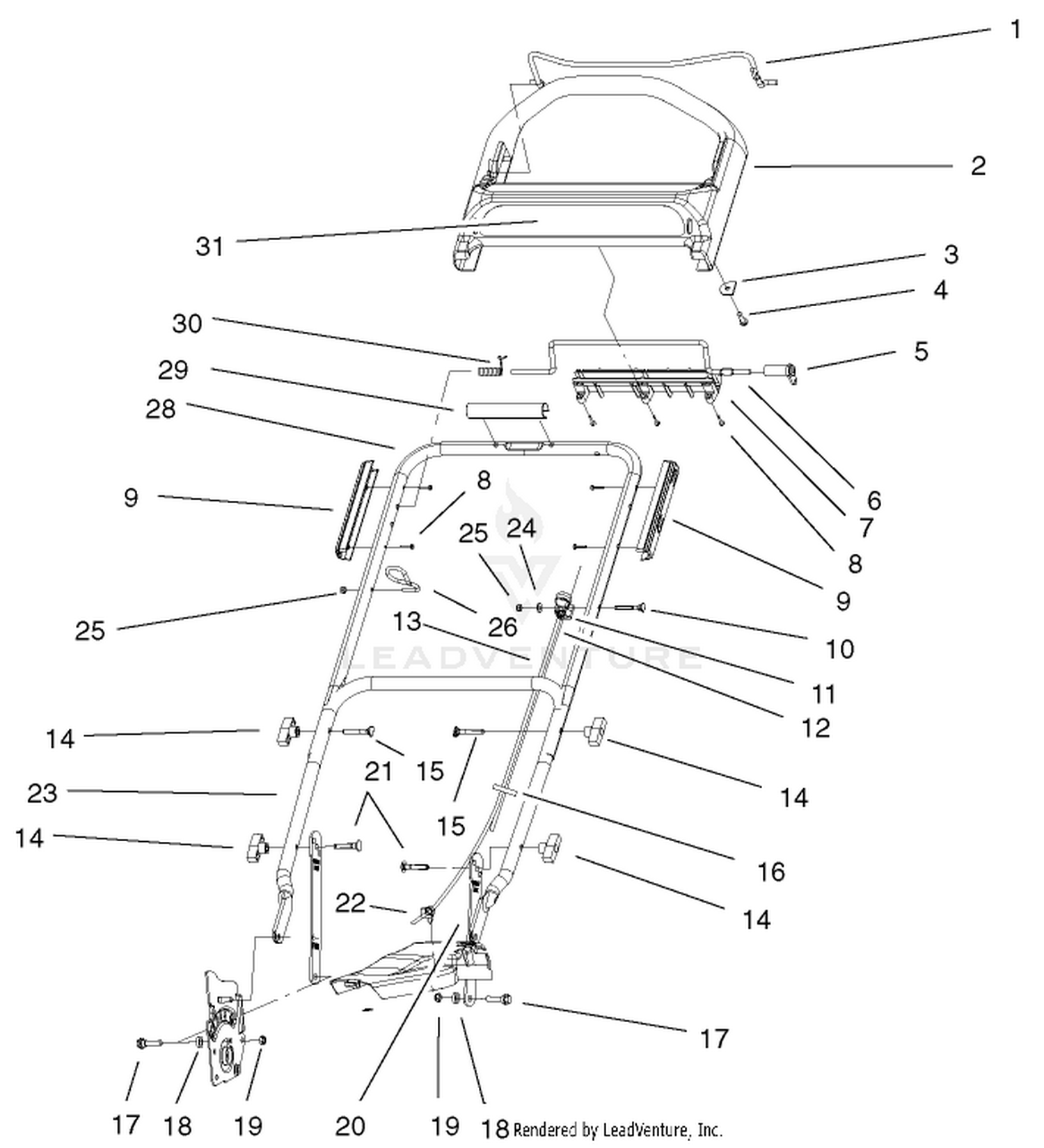 Handle  Controls Assembly