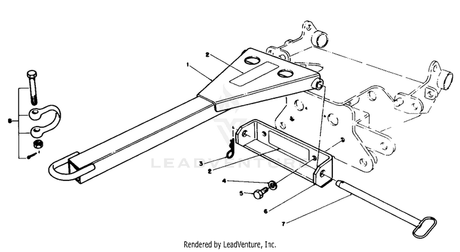 Tow Bar Assembly No. 58-7020