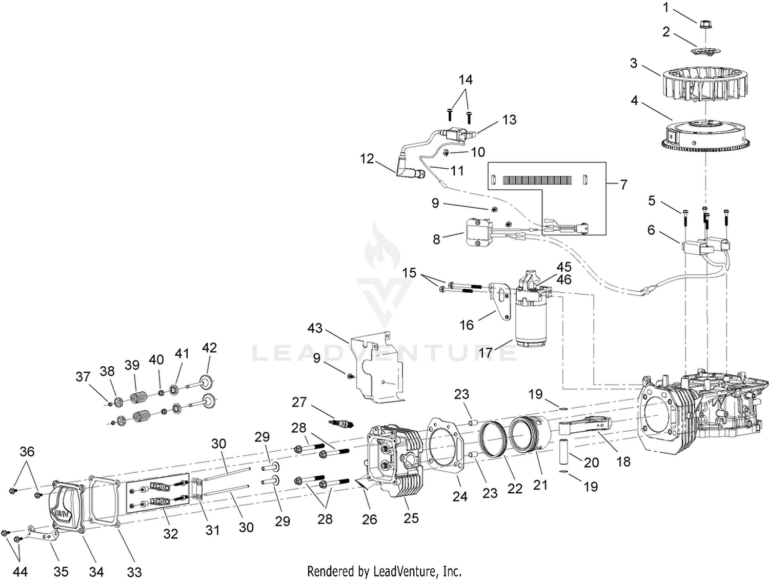 Engine Assembly No. 120-4380 (2)