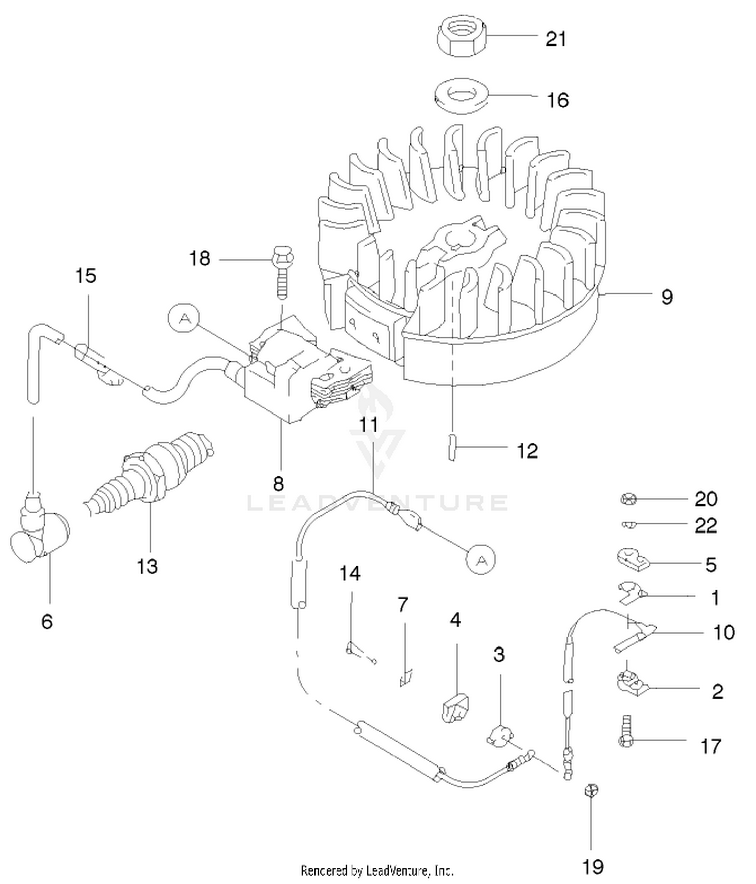 Flywheel And Ignition Assembly