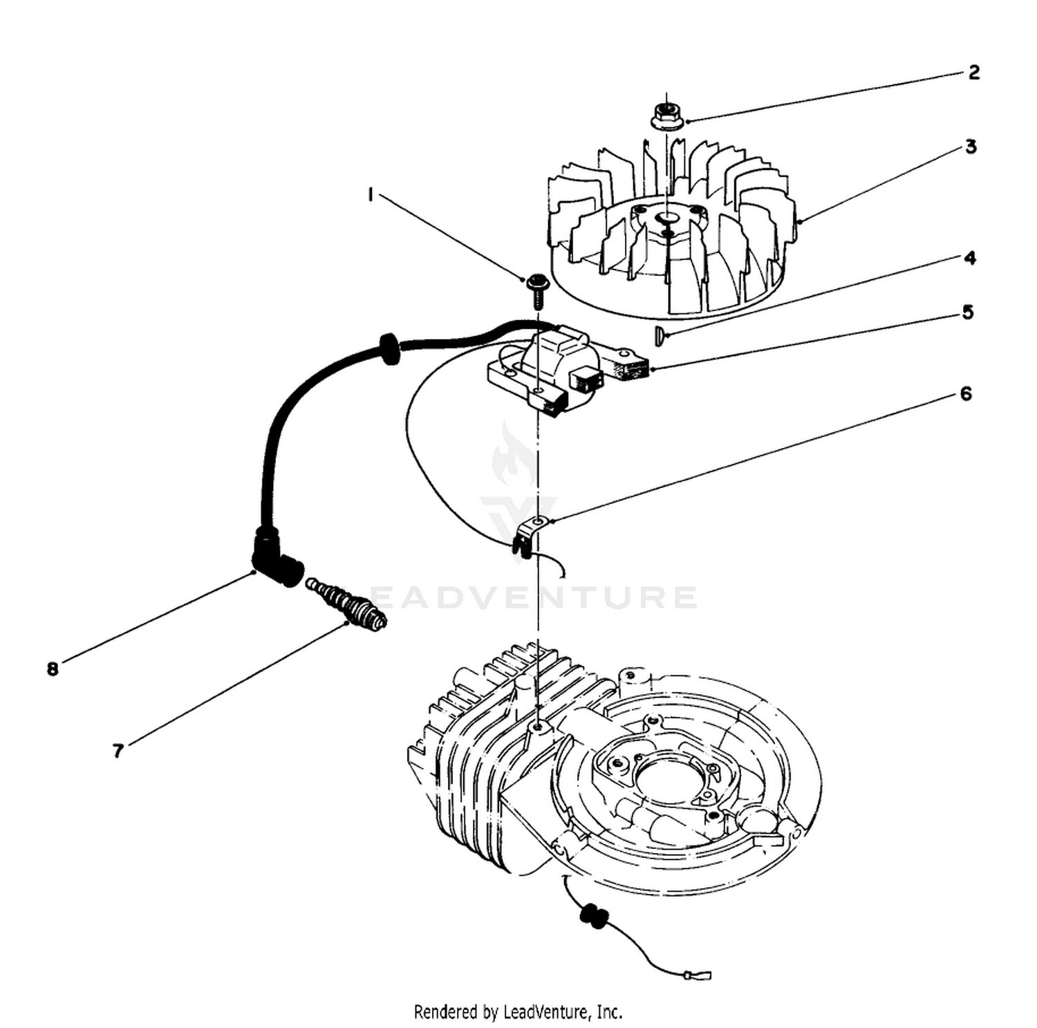 Flywheel  Magneto Assembly