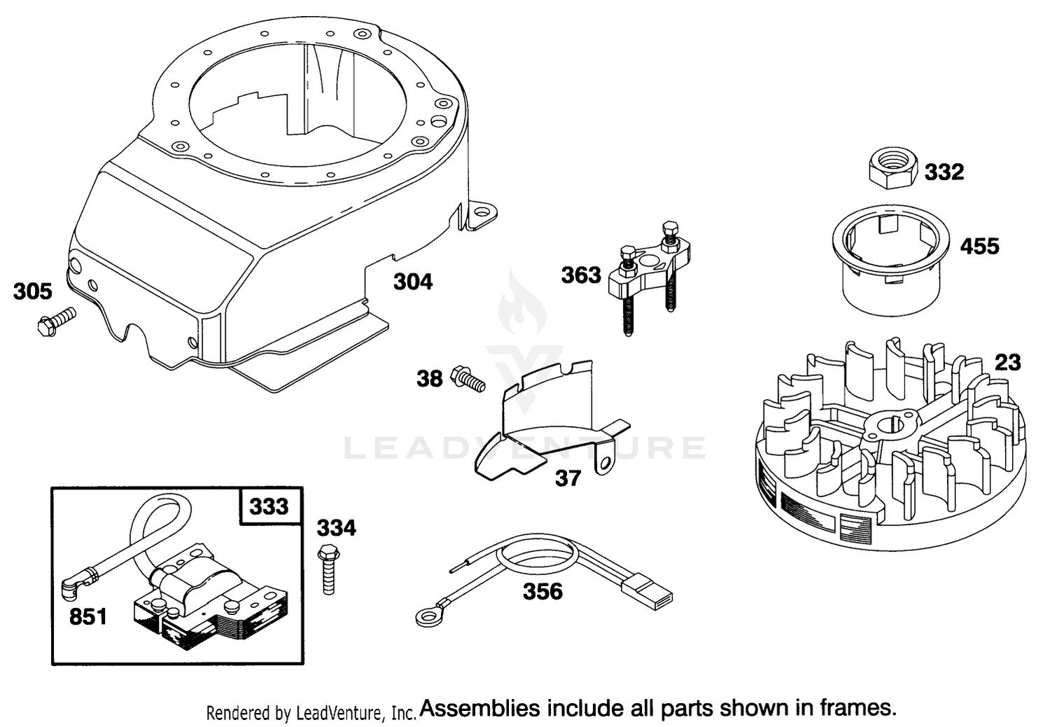 Engine Briggs  Stratton Model 127702-0131-01 7