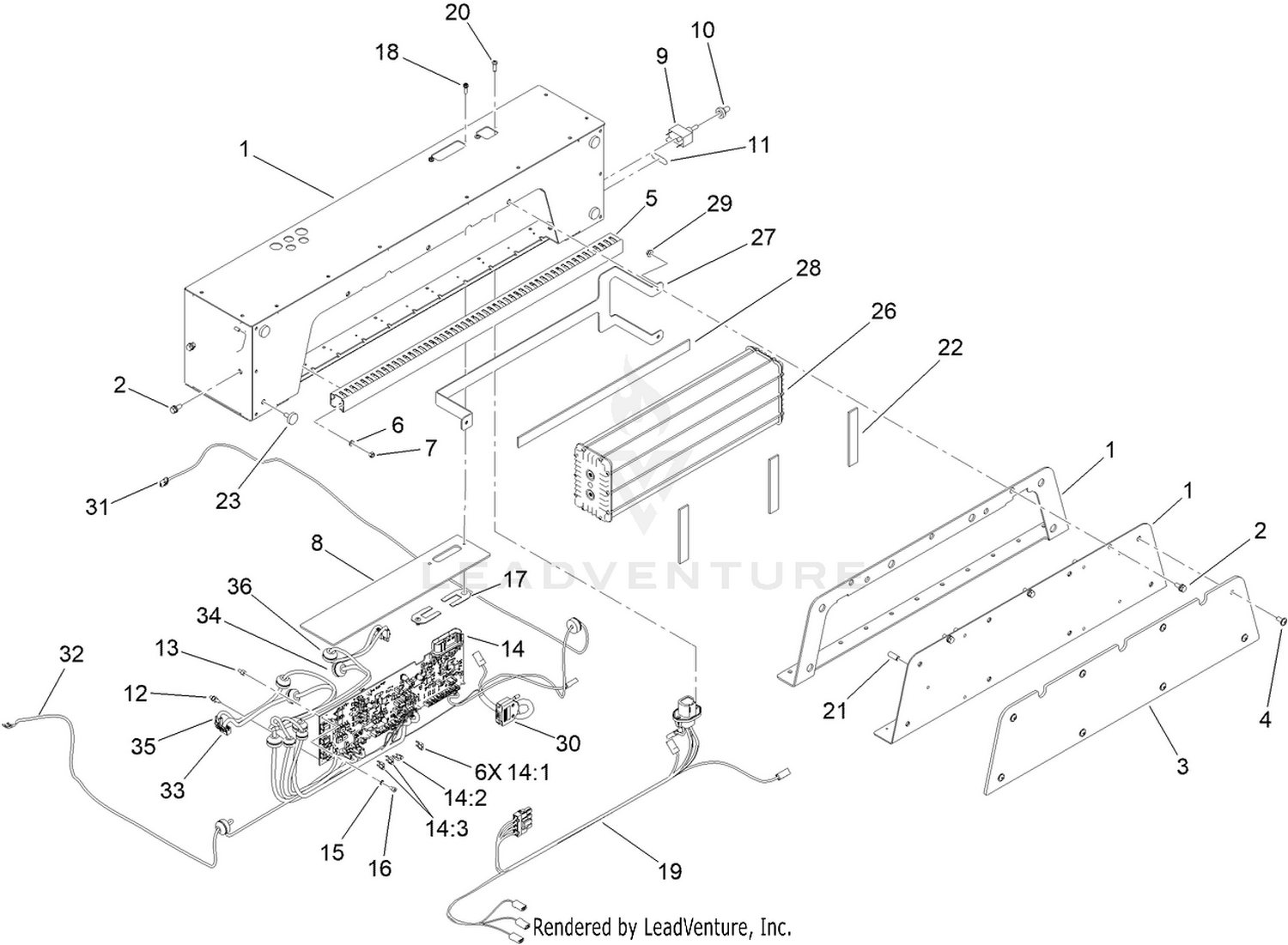Electrical Box and Battery Assembly