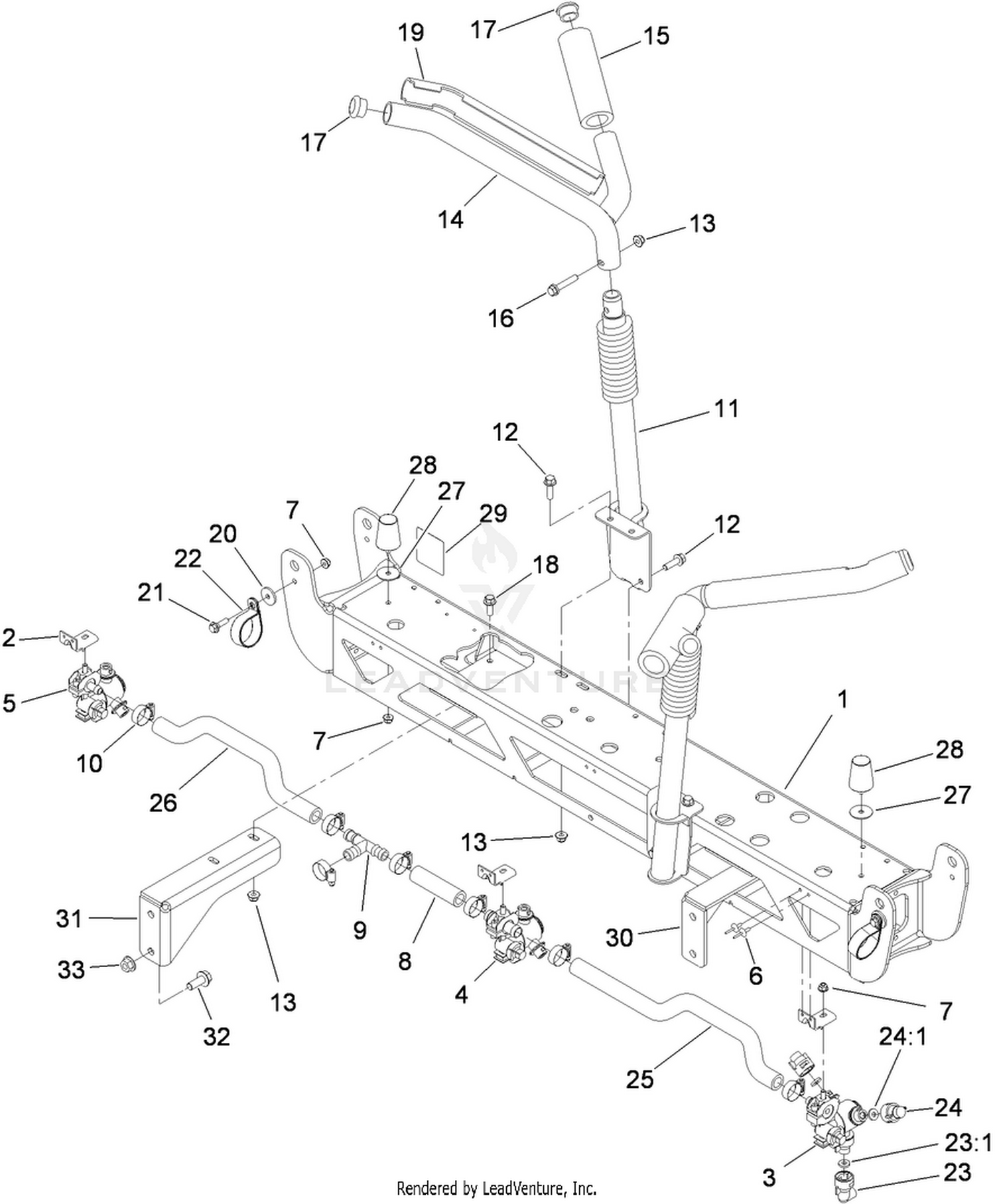 Center Boom Assembly