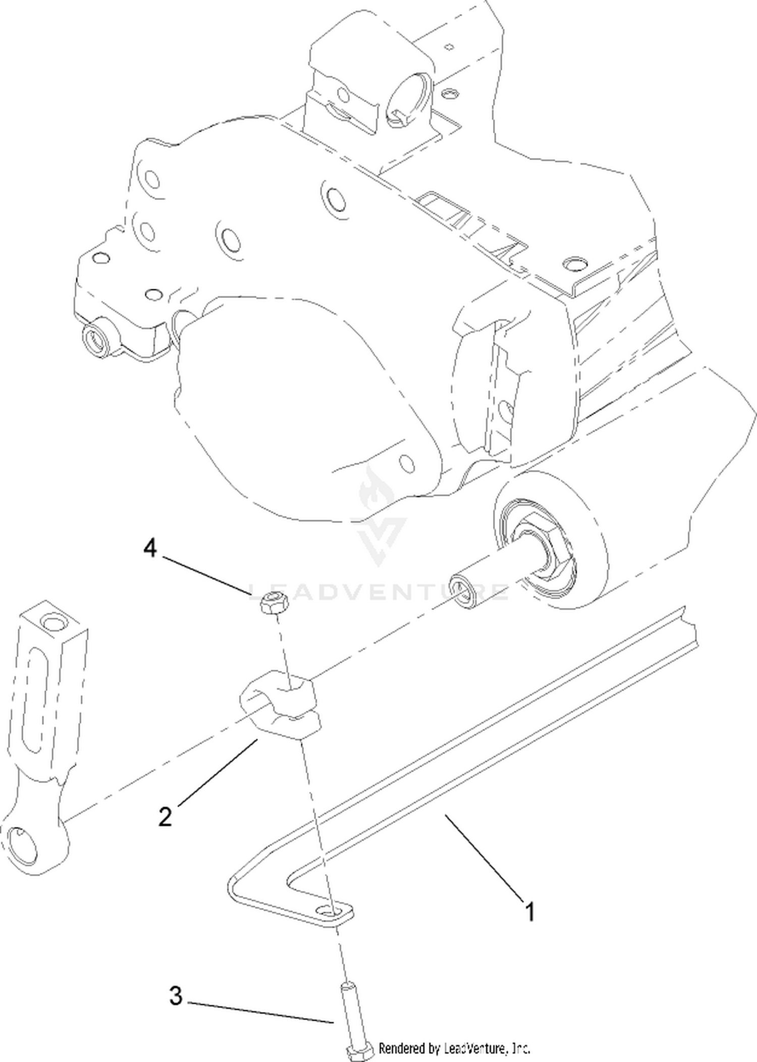 18 Inch Full Blade Scraper Assembly No. 110-2352
