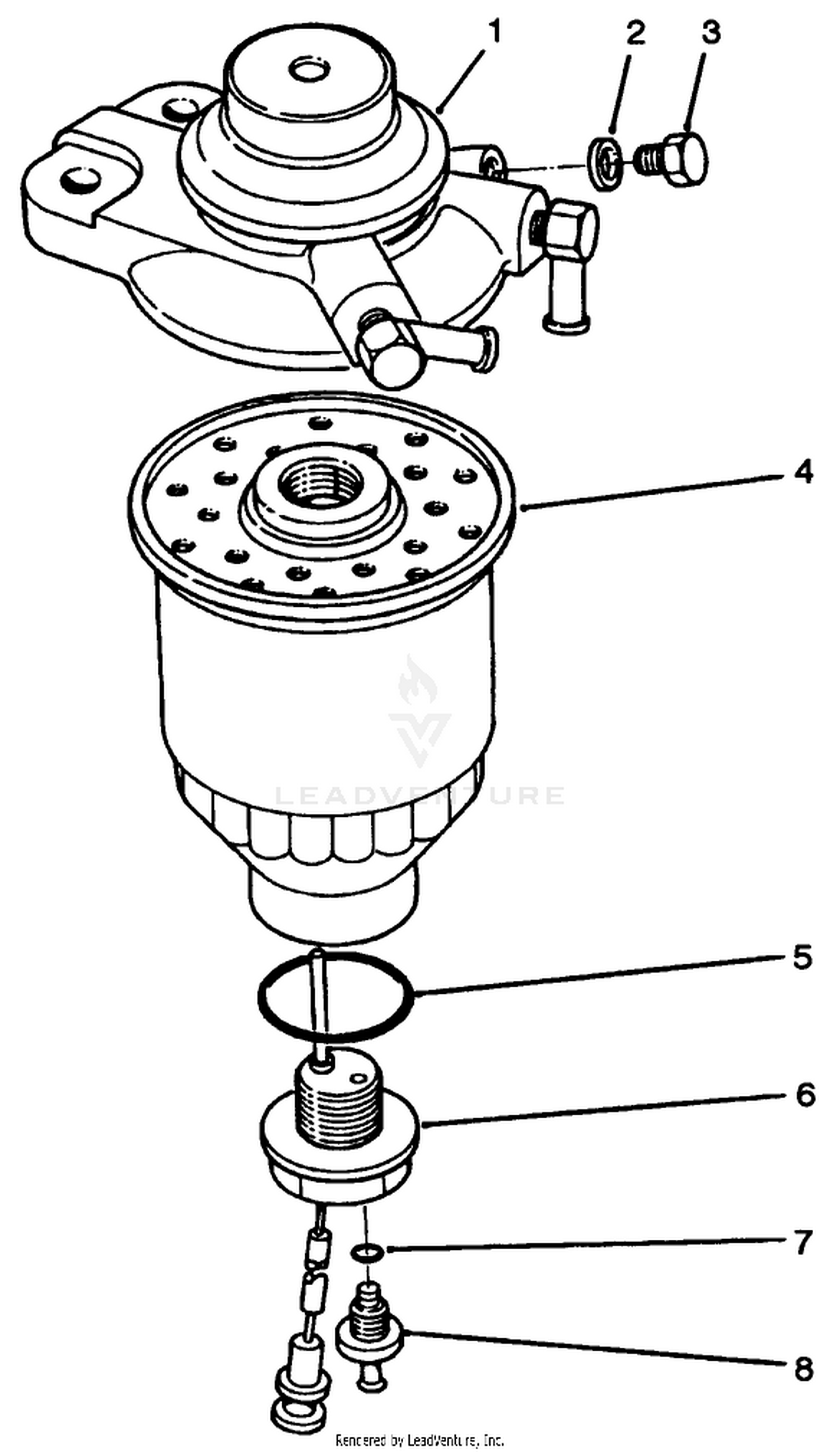 Fuel Filter Assembly No. 60-5010