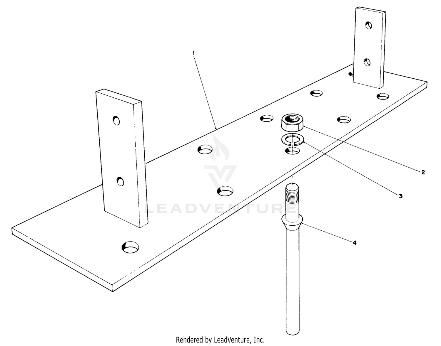 Prong Rake Kit No. 42-3960 * (optional)