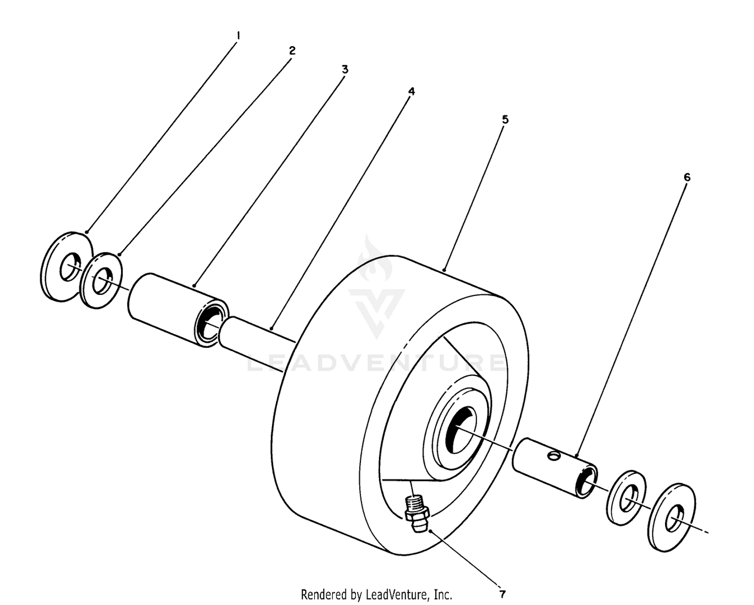 PHENOLIC WHEEL ASSEMBLY NO. 27-1050 (Optional)