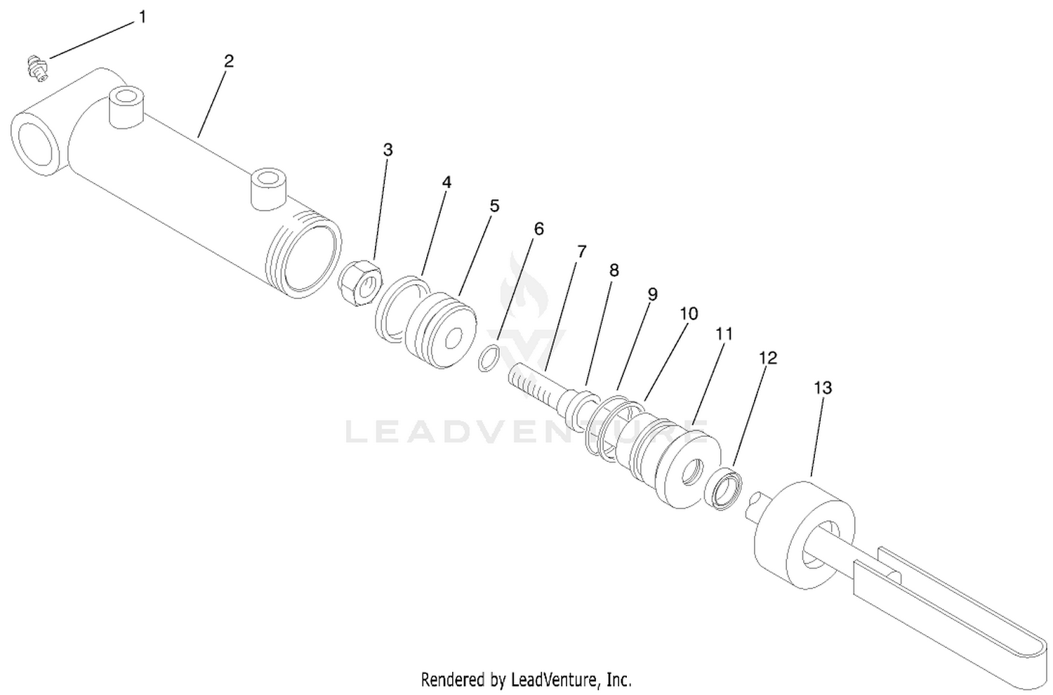 Hydraulic Cylinder No. 92-7420