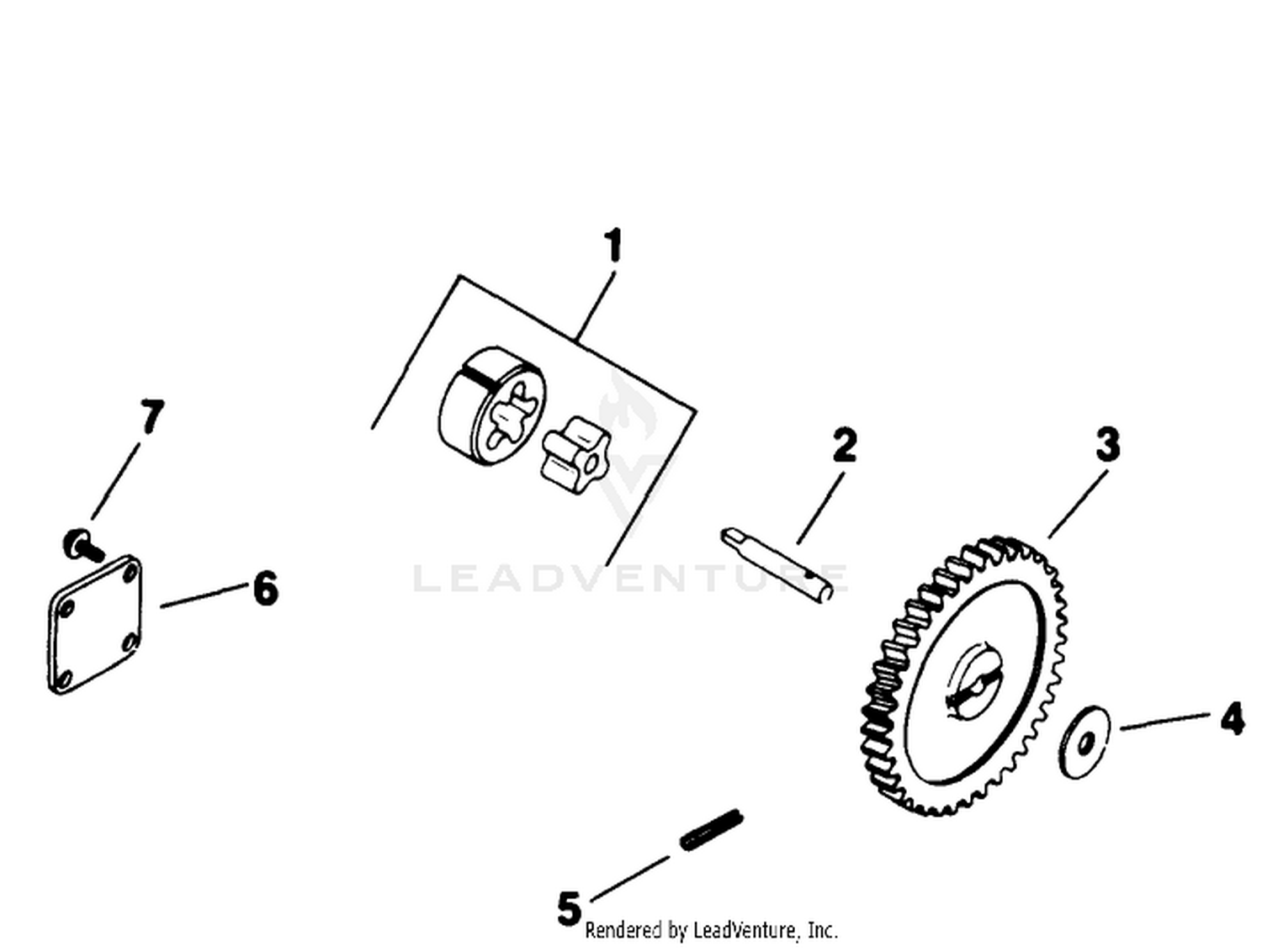 Oil Pump-Engine Kohler Model No. M18qs-24657 (continued)