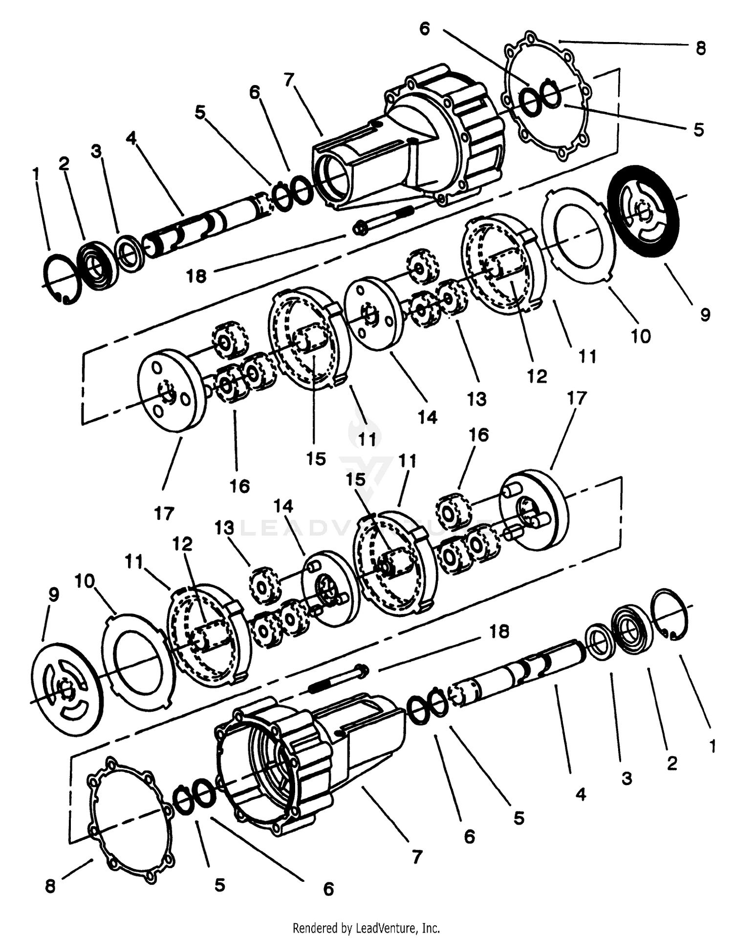 Transmission Eaton Model 751-045 2