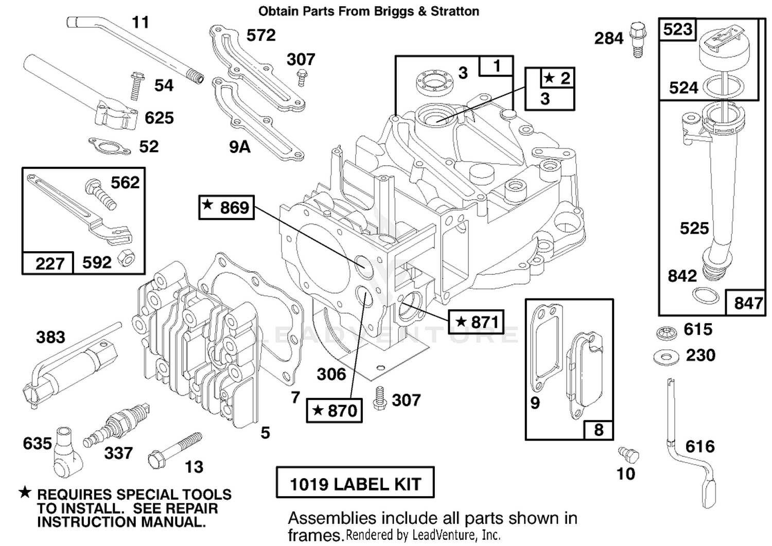 Engine Briggs  Stratton Model 12f802-0667-01