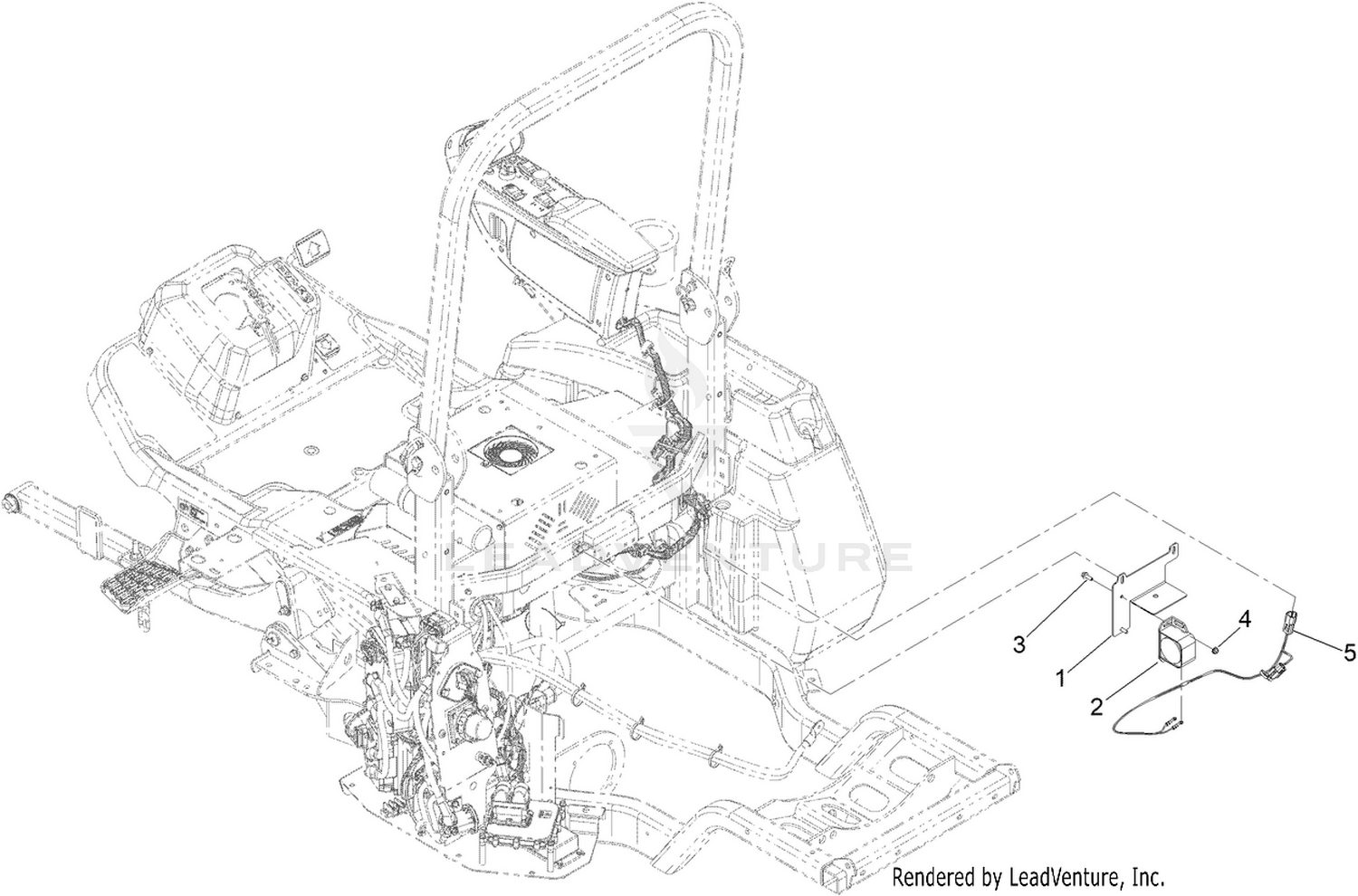 Backup Alarm Kit Assembly