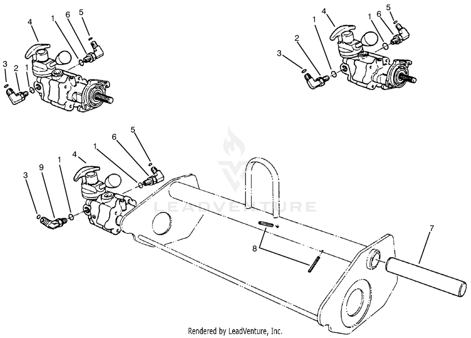 Weight  Hydraulic Fittings Assembly