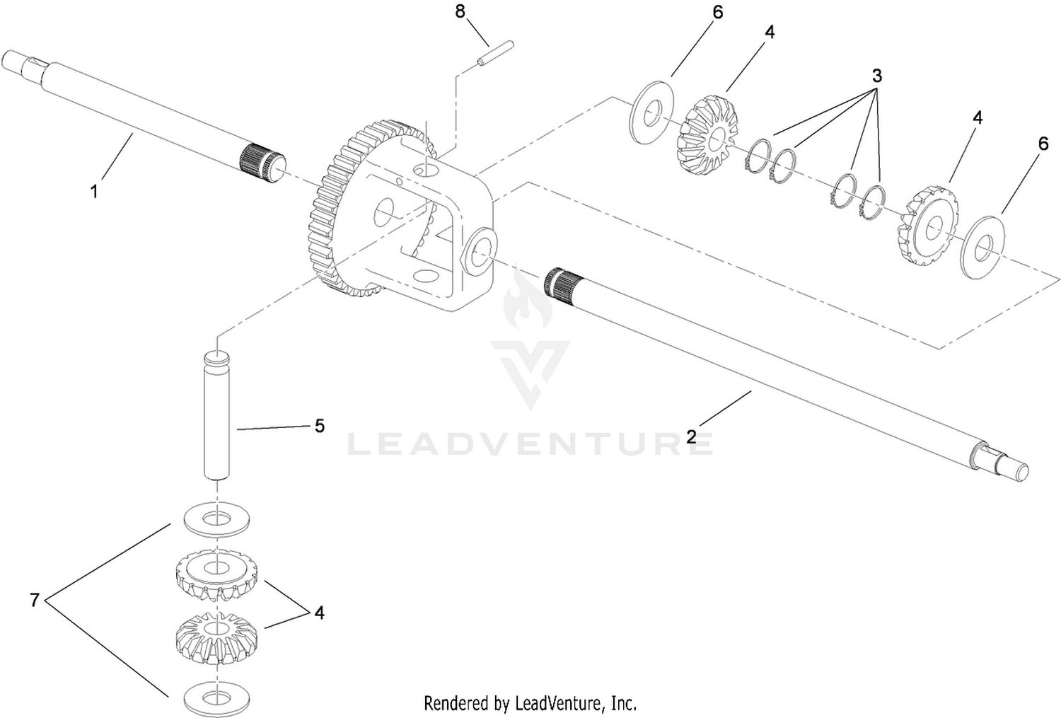 Differential Assembly No. 115-1650