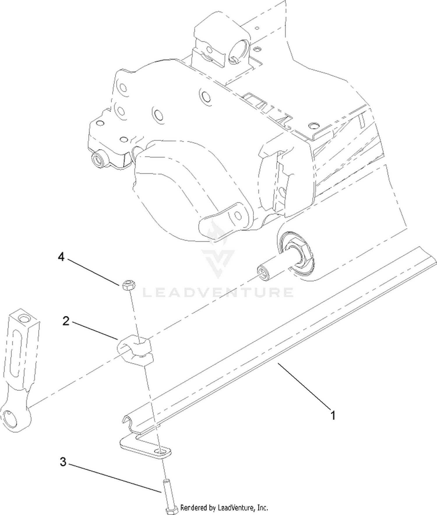 18 Inch Full Brush Scraper Assembly No. 110-2355