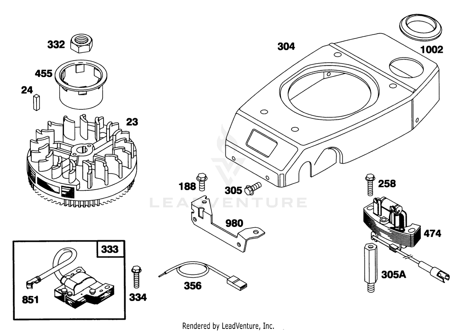 Engine Gts 150 (model No. 20466 Only)(model No. 97777-0311-A1) 6