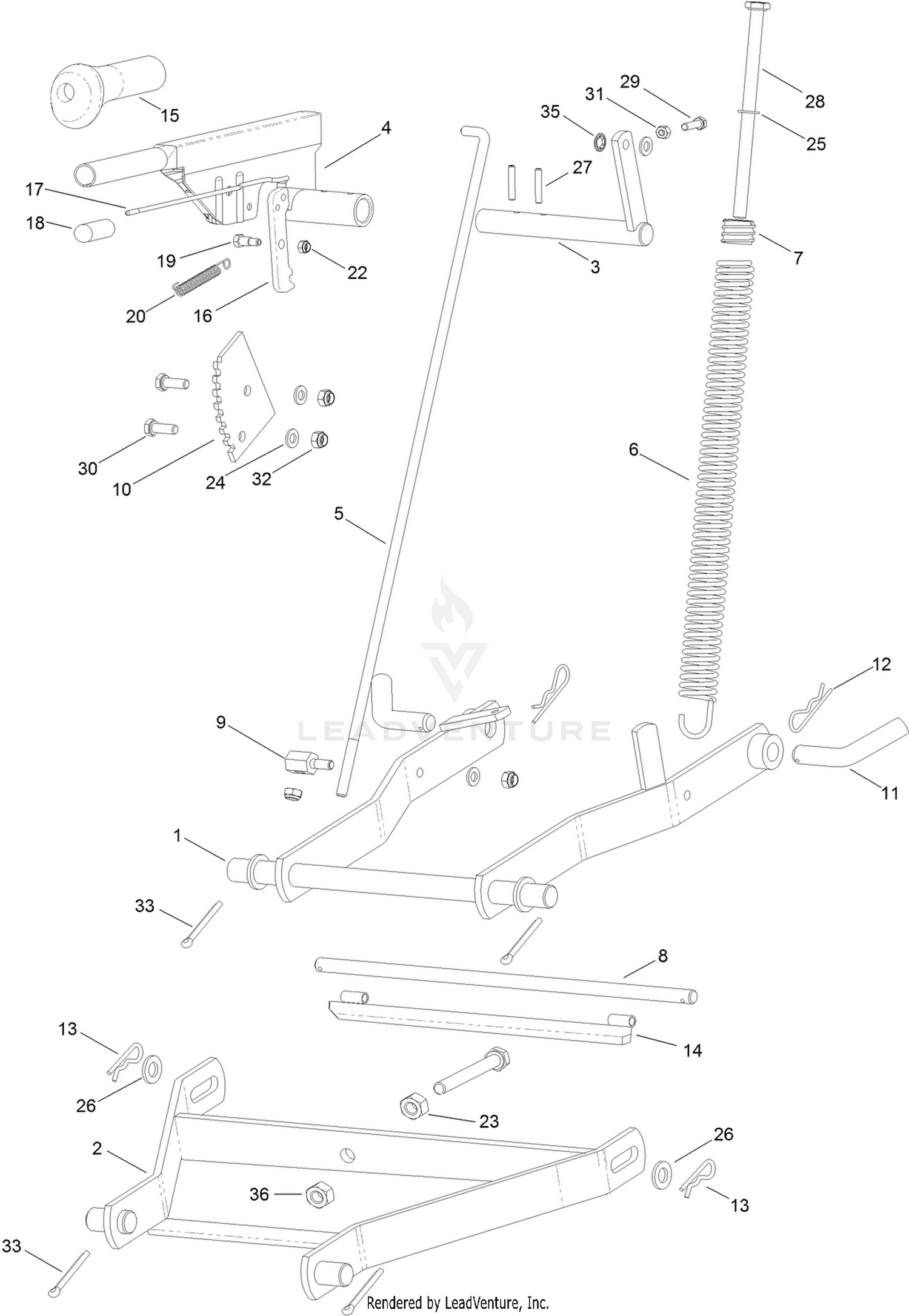 Mower Lift Assembly
