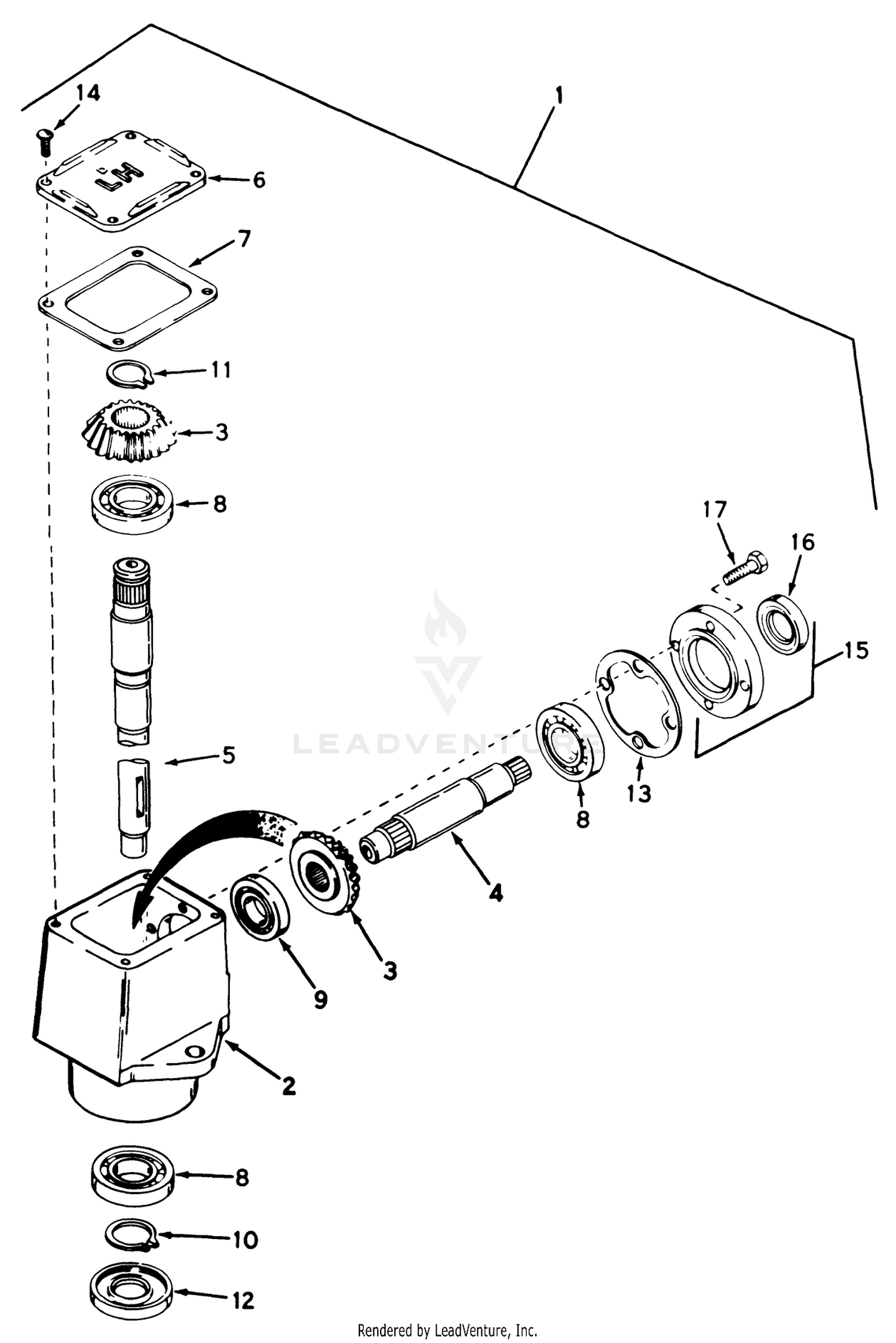 Grass Collection System Model No. 30751  30576 (optional) (continued) Gear Box Assembly Model No. 4398-P91