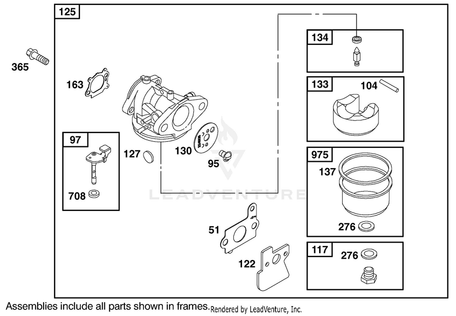 Engine Briggs  Stratton Model 122602-0150-E1 4