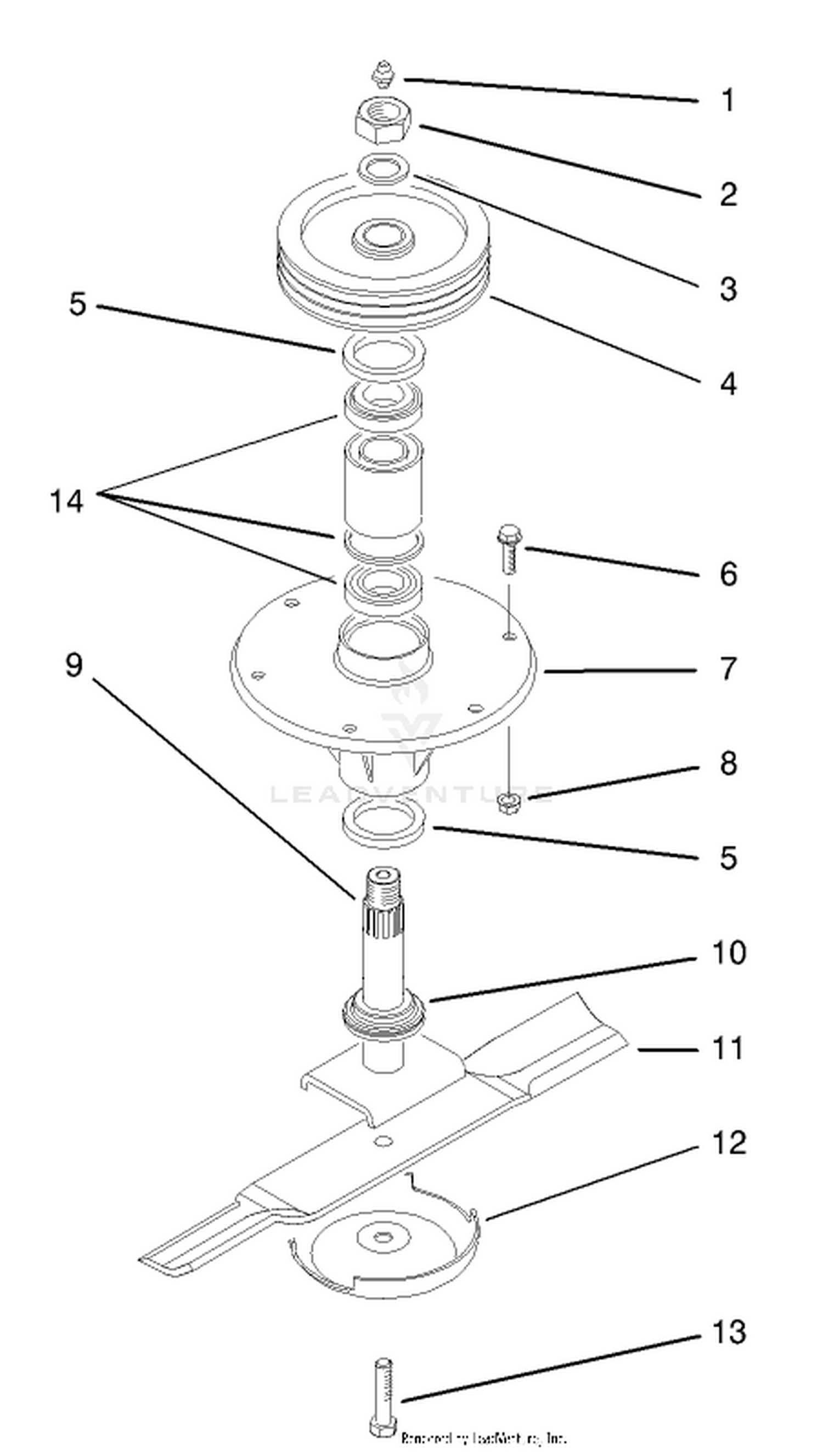 Center Spindle Assembly