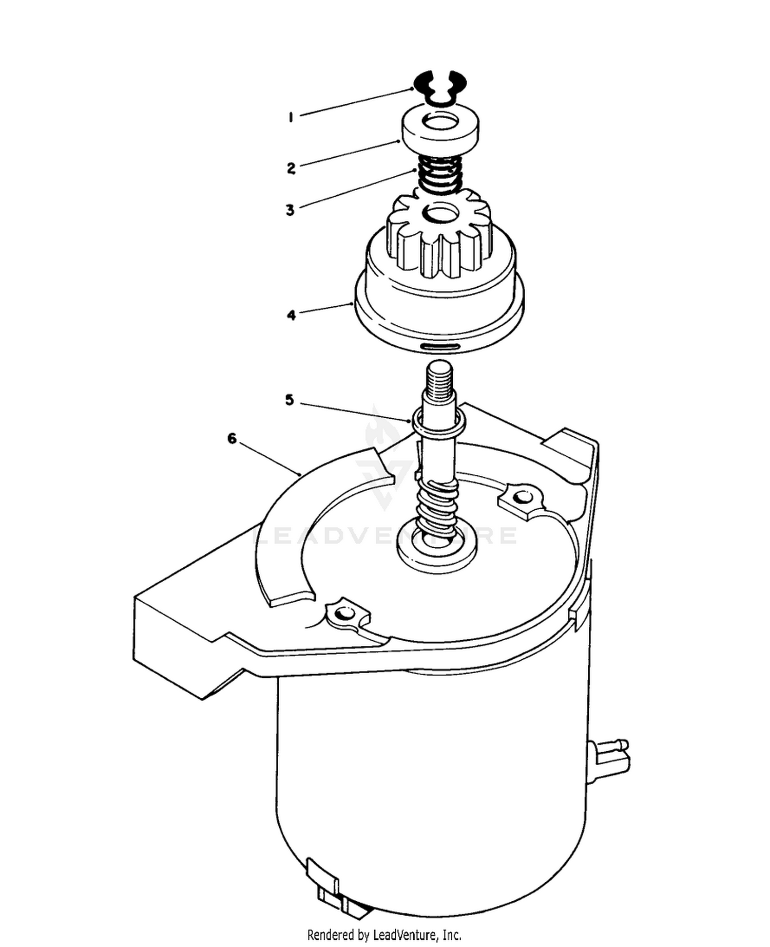 Starter Motor Assembly No. 53-4500