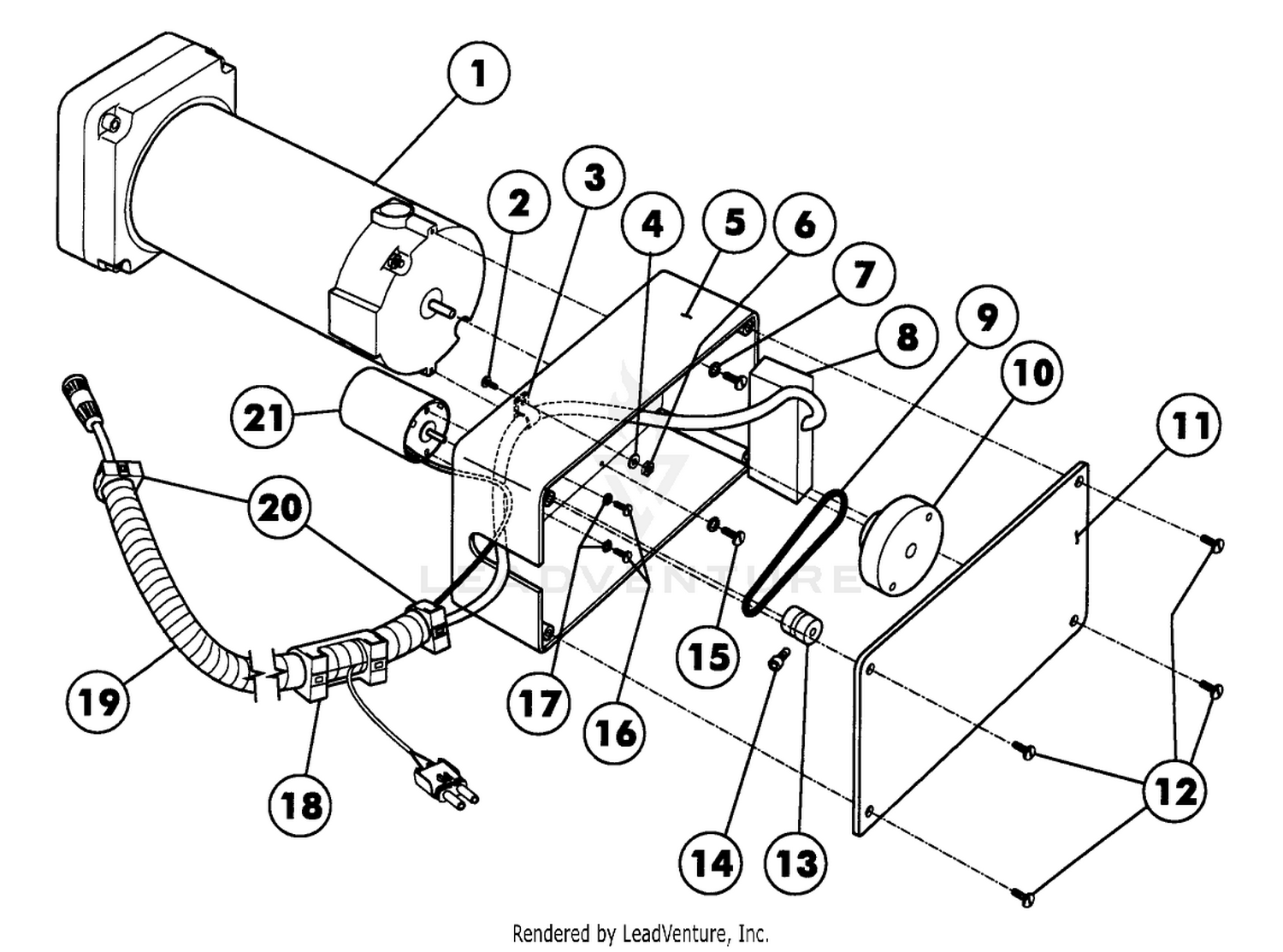 INJECTION PUMP MOTOR (93-0766)