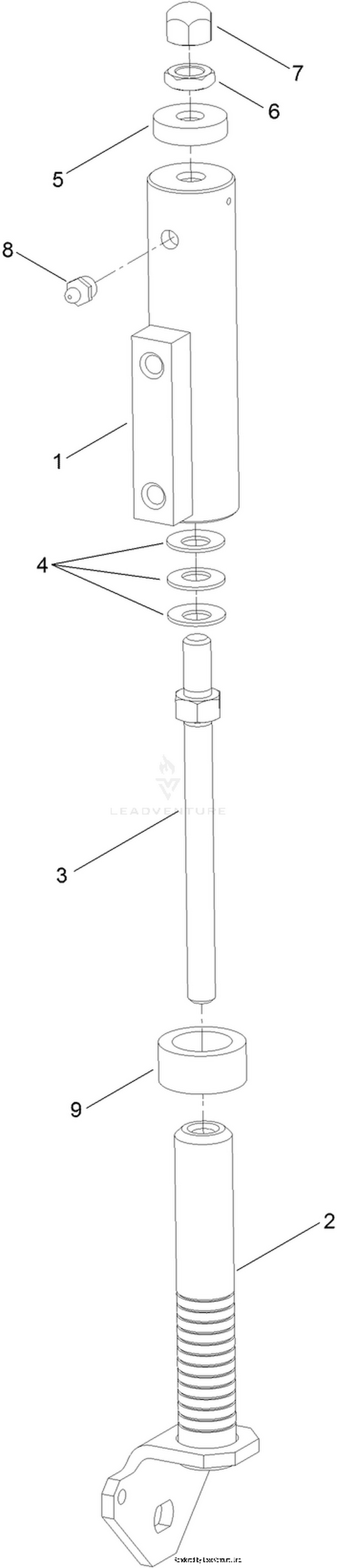 Front Head HOC Adjuster Assembly No. 111-9519