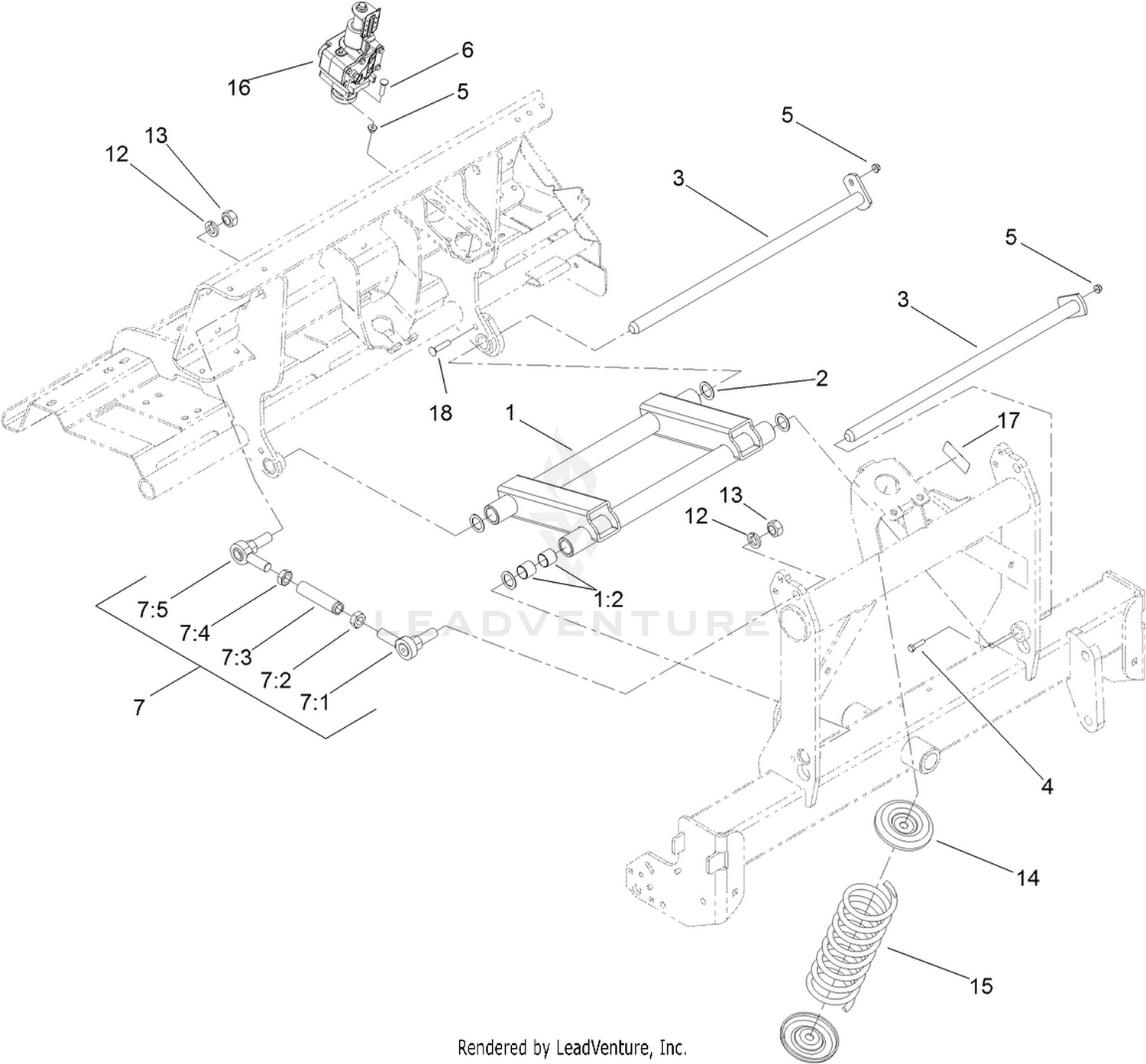 Left Hand H-Frame Assembly 2