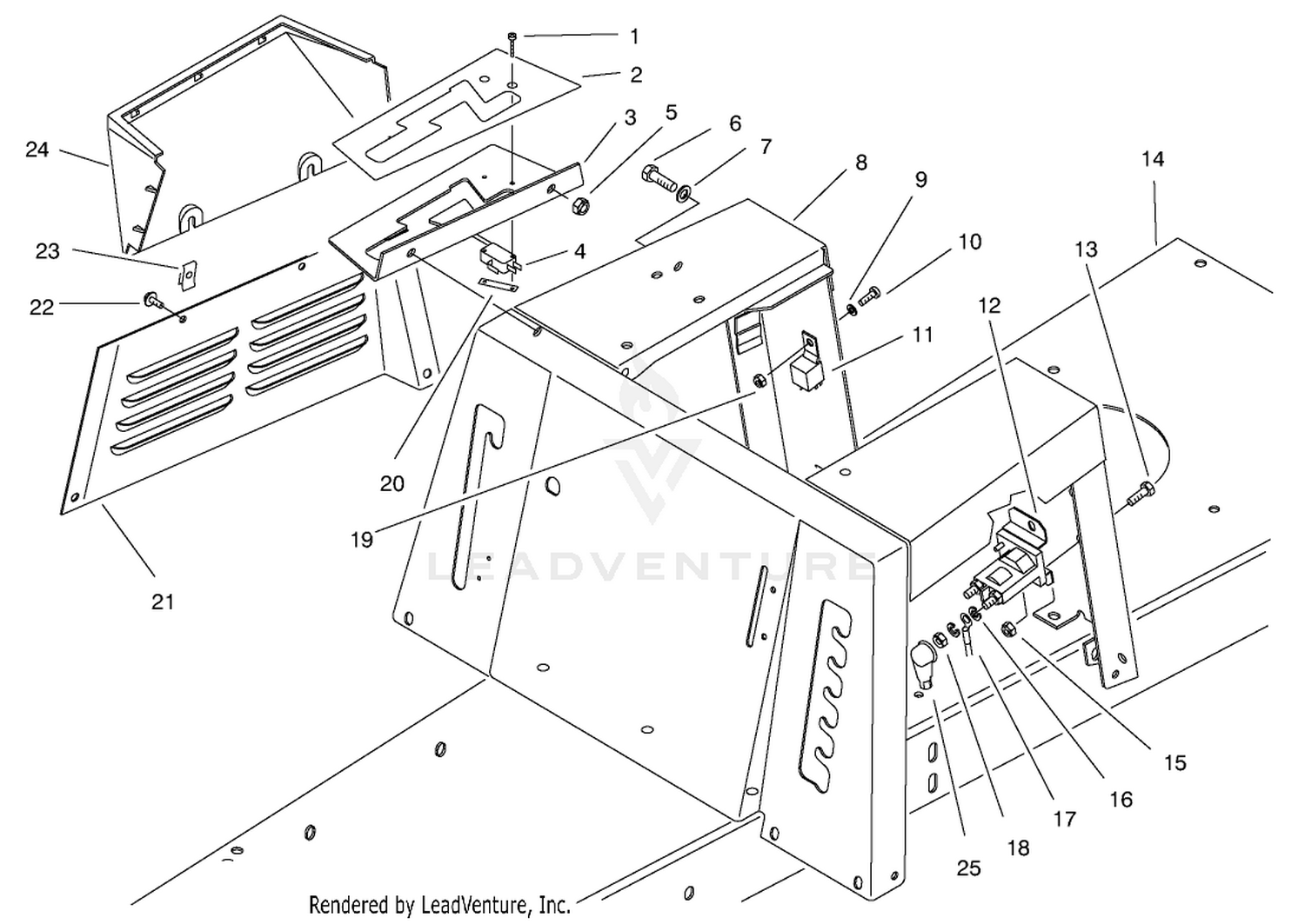 Seat Body  Side Panel Assembly