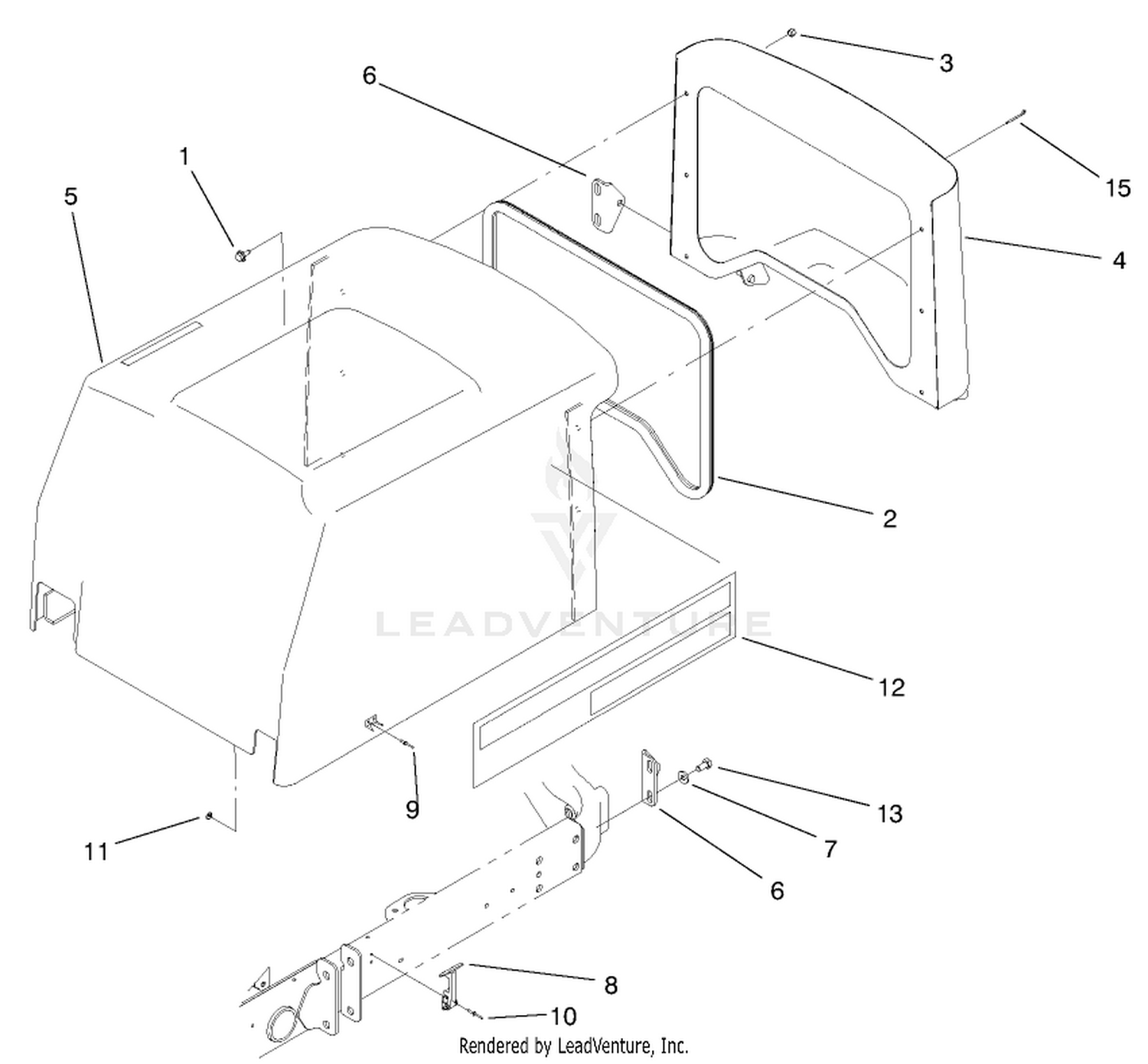 Hood and Screen Assembly