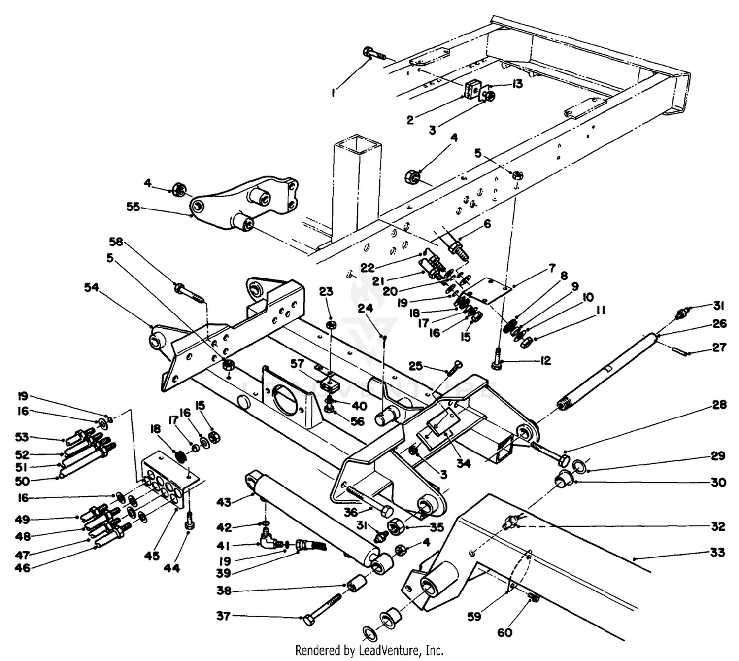Wing Deck Lift Assembly