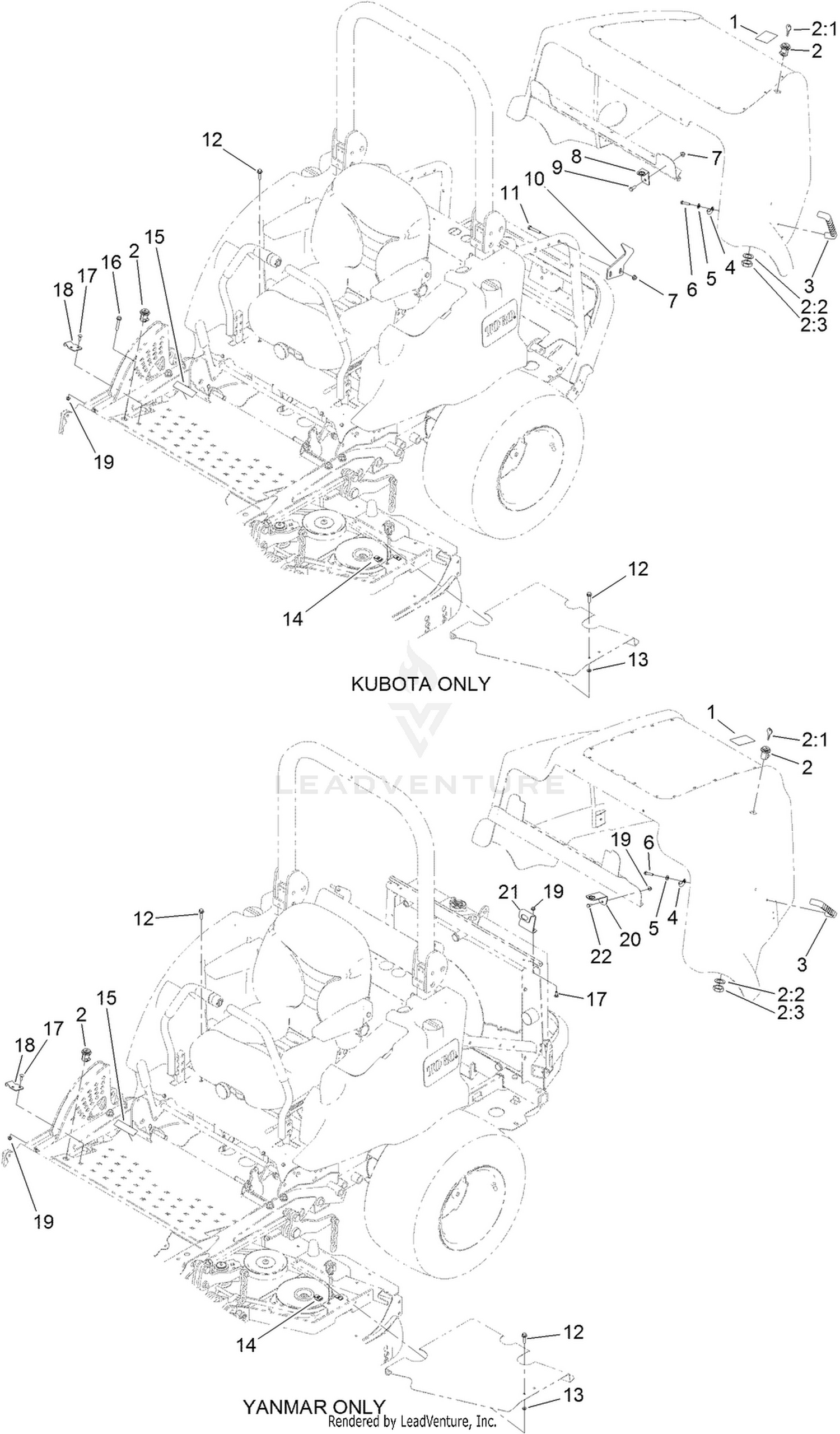 Latch, Handle and Decal Assembly