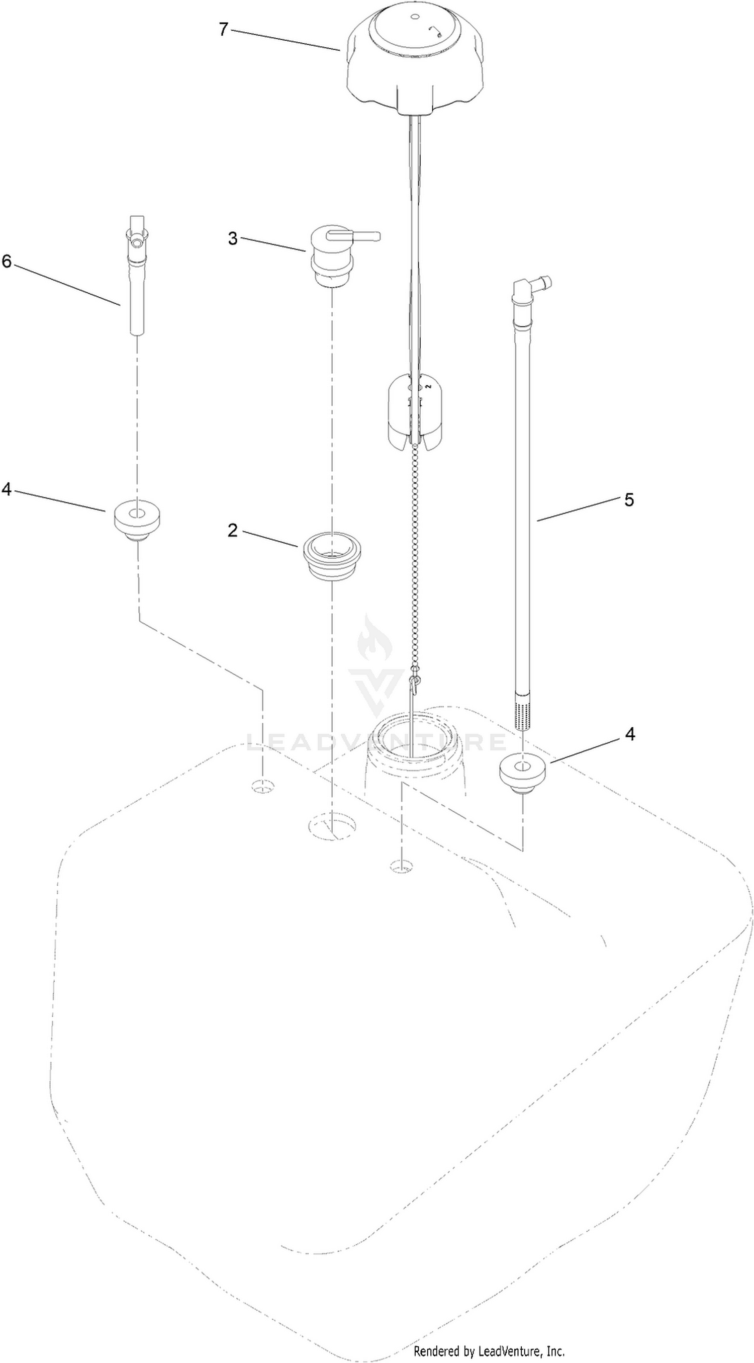 Fuel Tank Assembly No. 144-5395