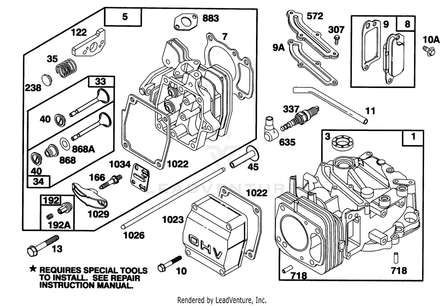 Engine Gts 150 Model 97772-0118-02