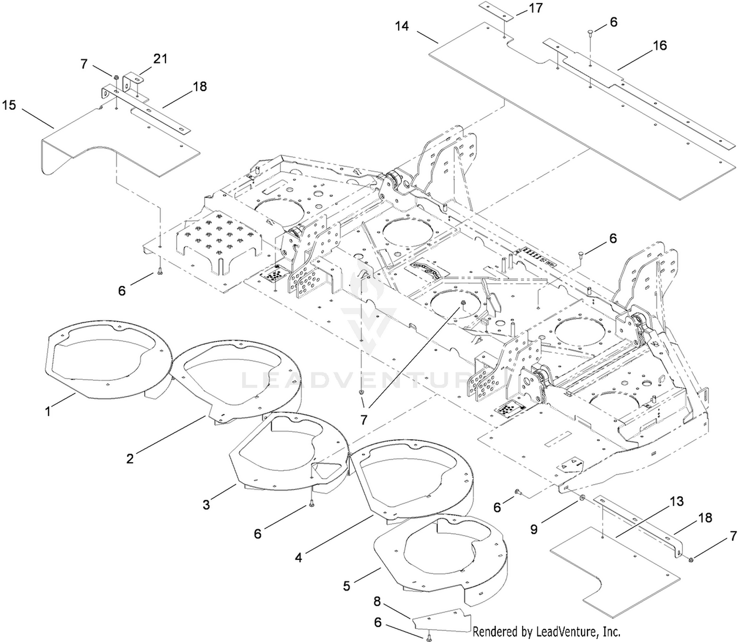 Center Deck  Chamber Assembly