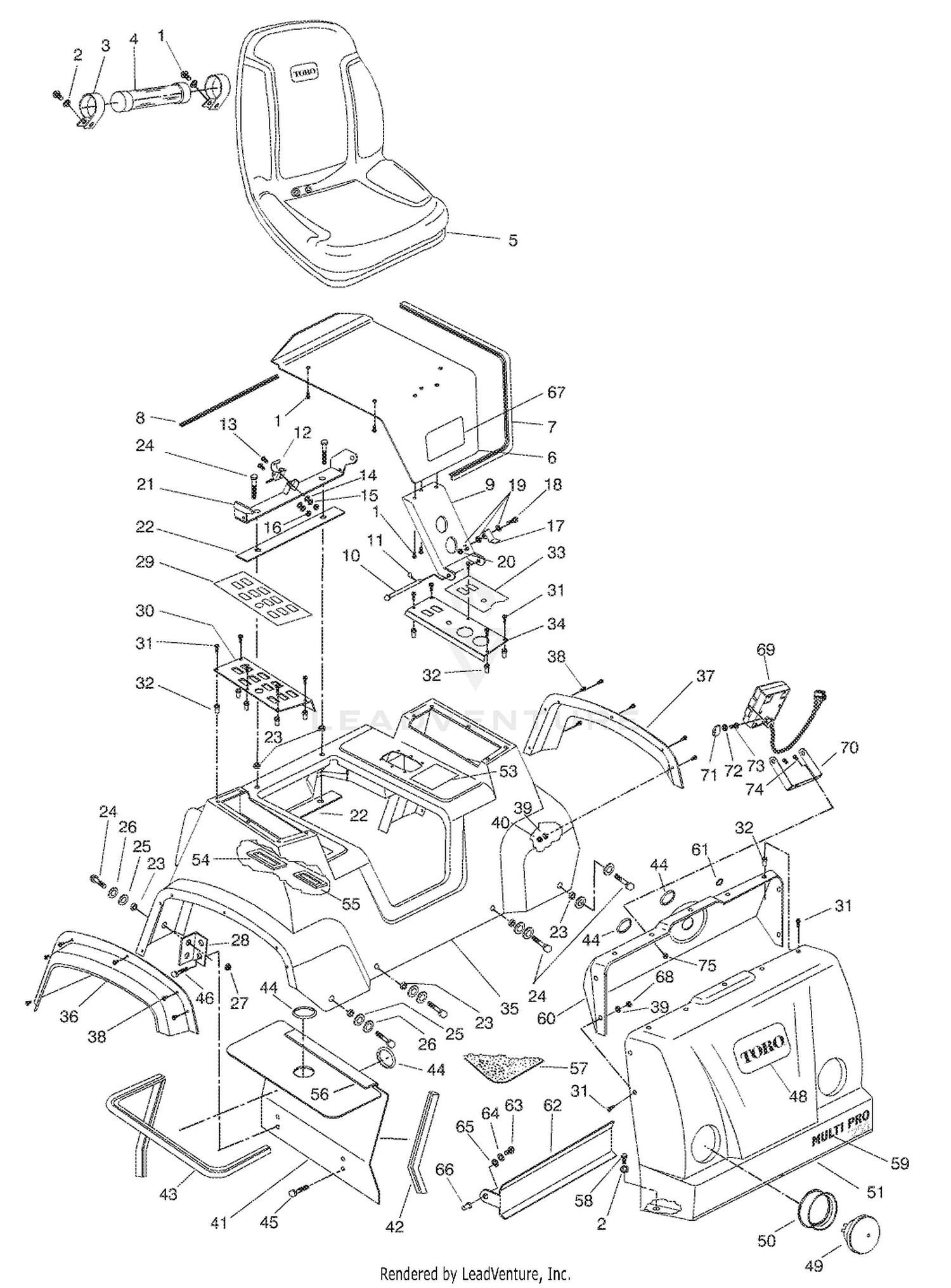 ENGINE COVER ASM