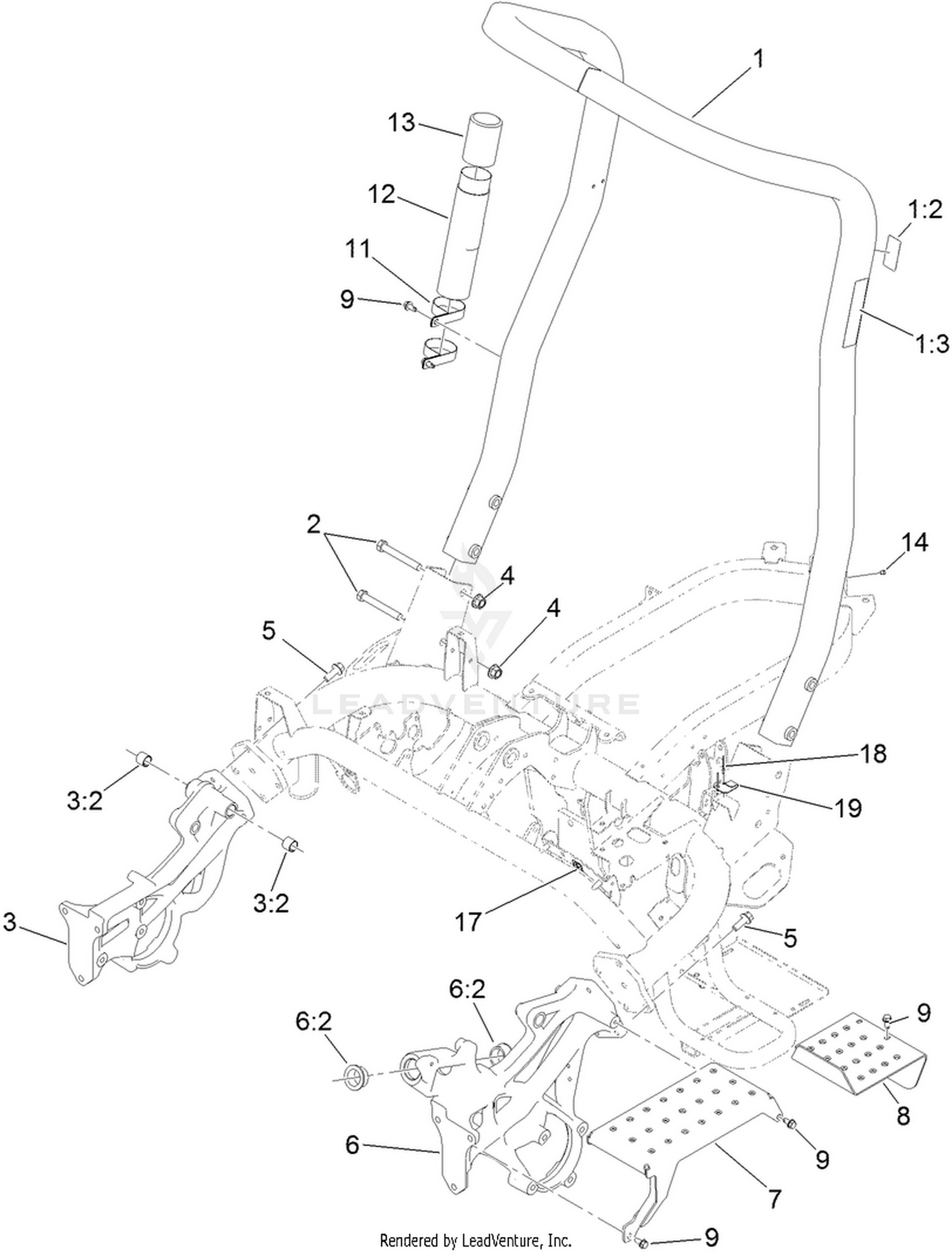 Roll-Over Protection System Assembly