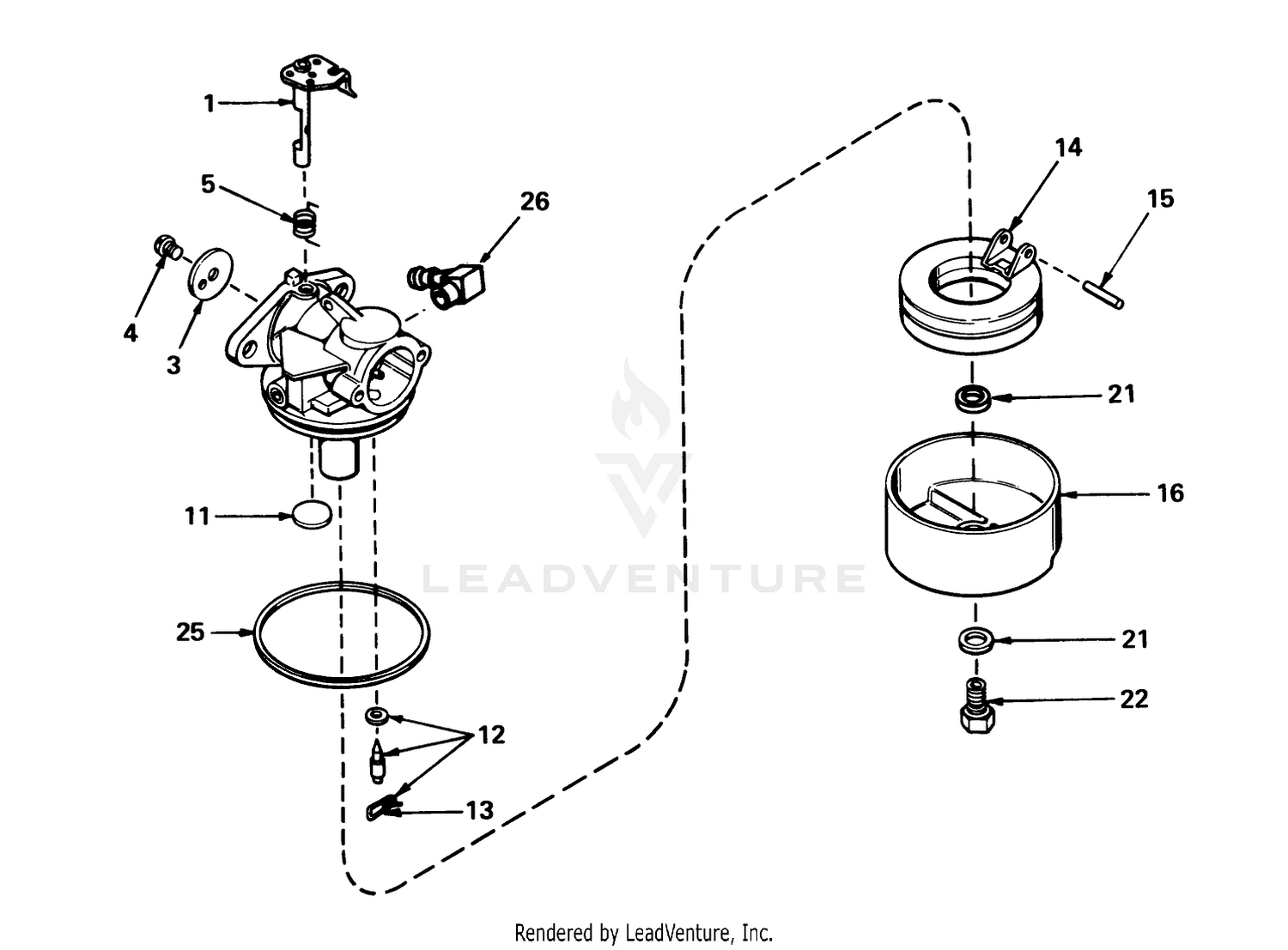 Carburetor No. 631784