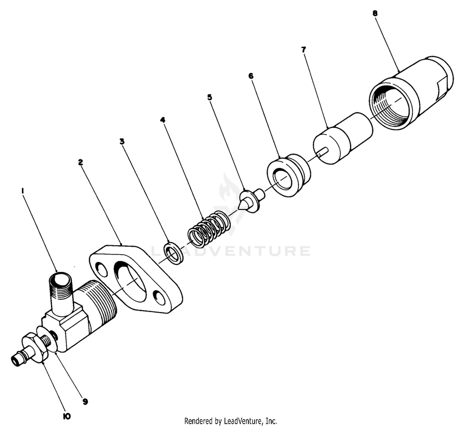 Nozzle  Holder Assembly No. 44-8070